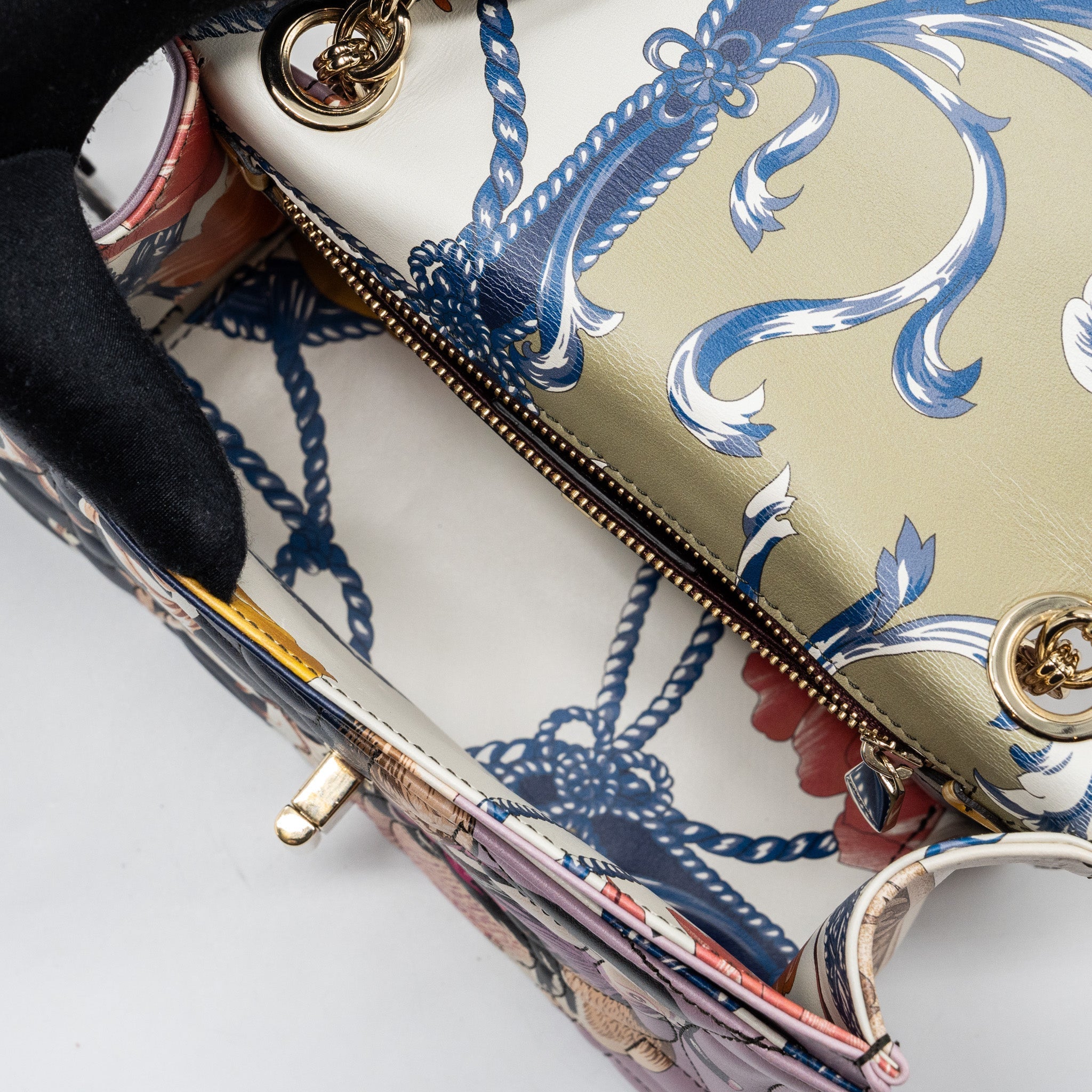SALVATORE FERRAGAMO FLAP BAG MULTICOLOUR LGHW
