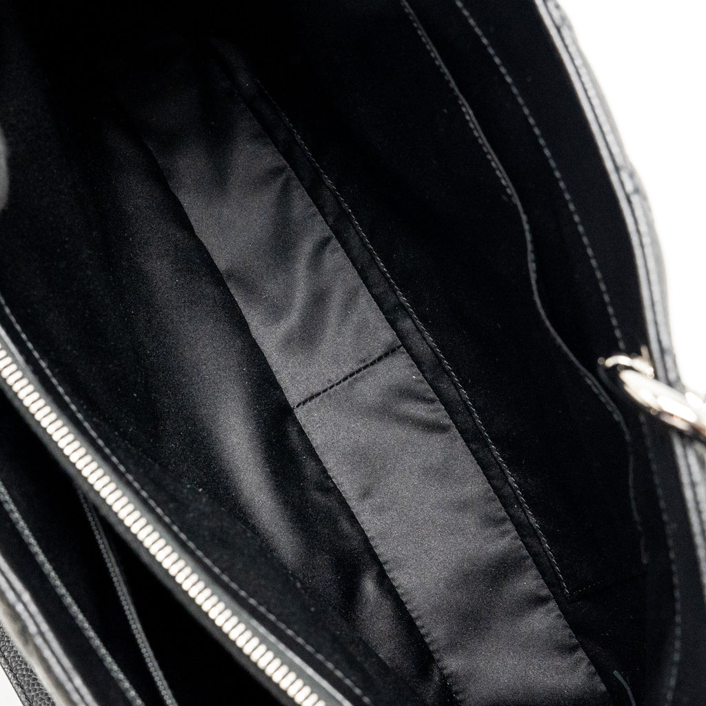 CHANEL GRAND SHOPPING TOTE CAVIAR BLACK SHW