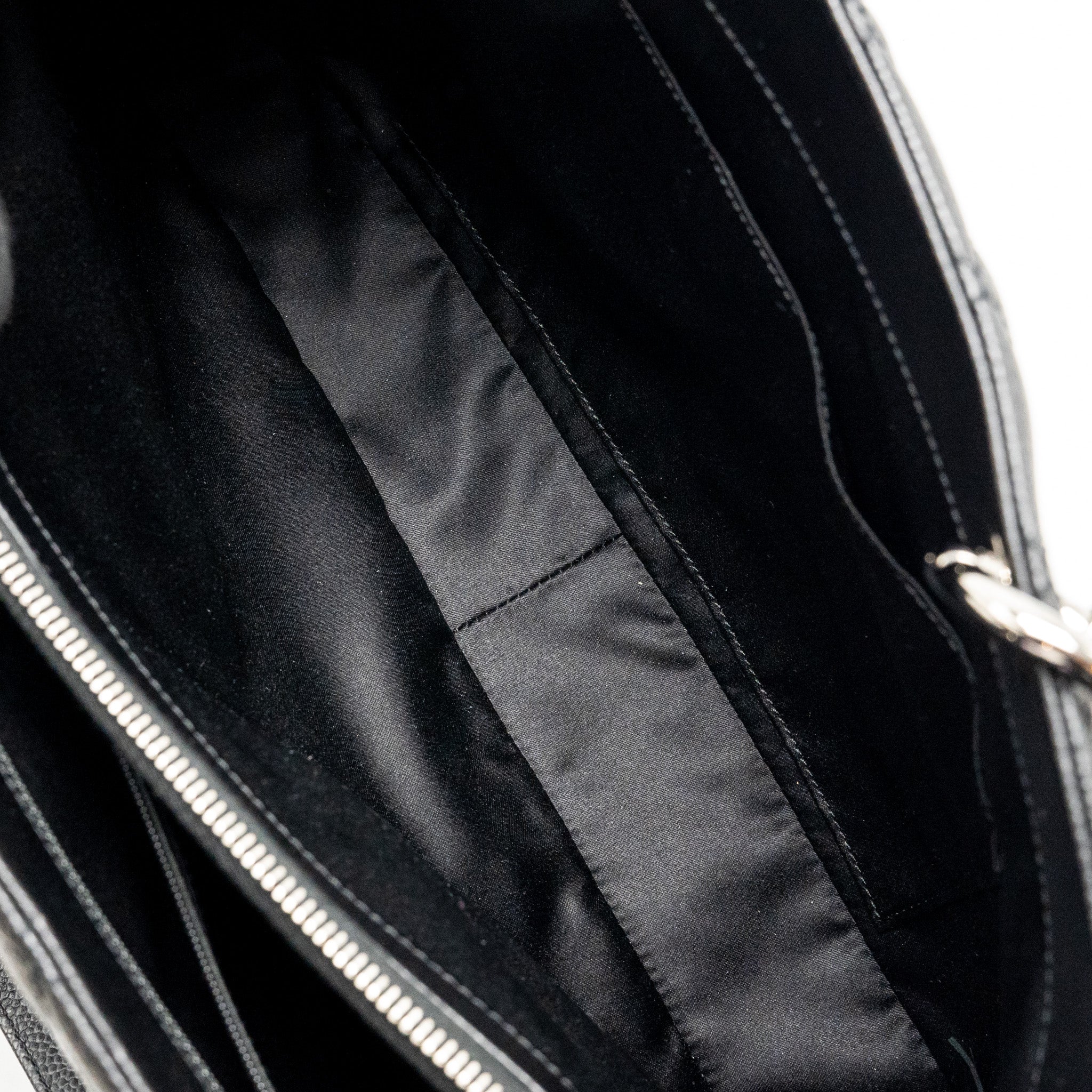 CHANEL GRAND SHOPPING TOTE CAVIAR BLACK SHW