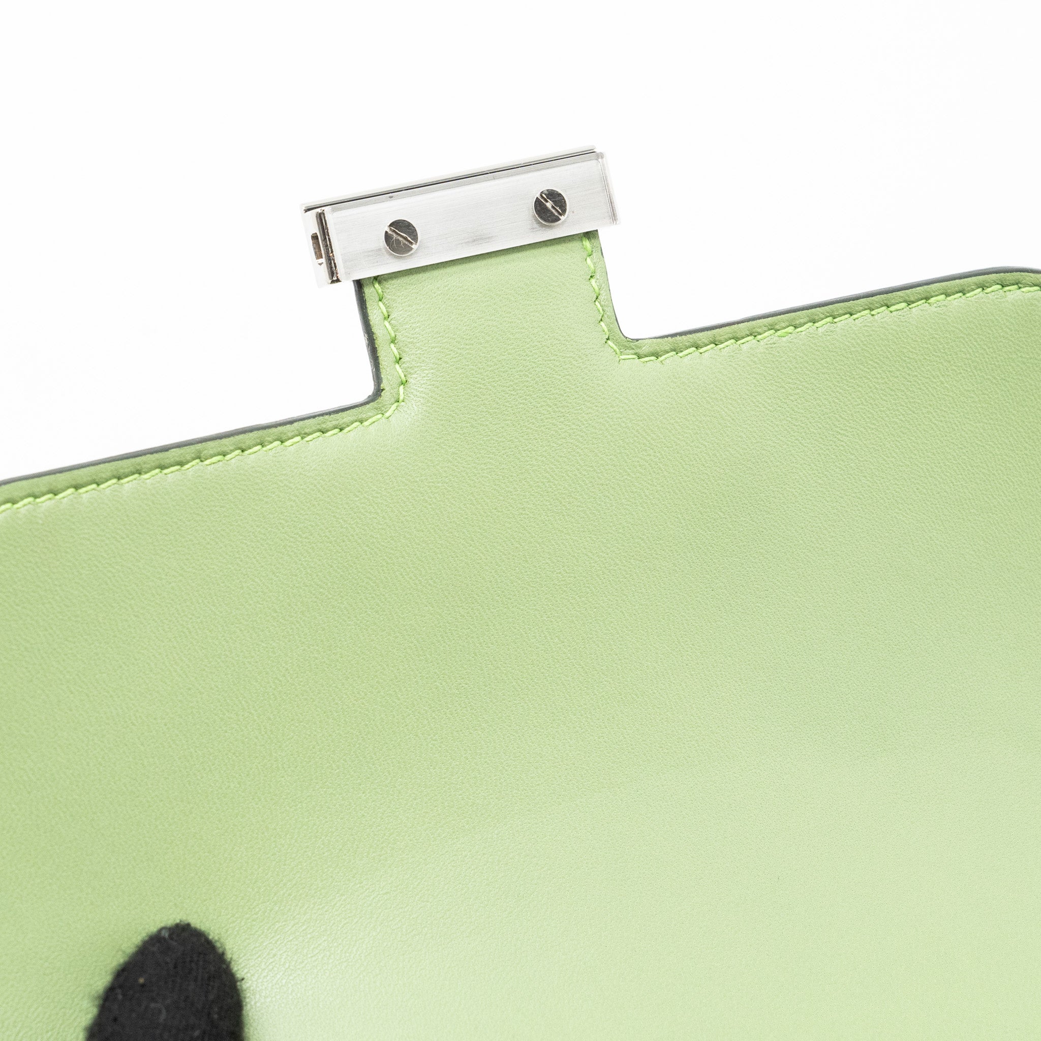HERMES MINI CONSTANCE EPSOM VERT CRIQUET SHW
