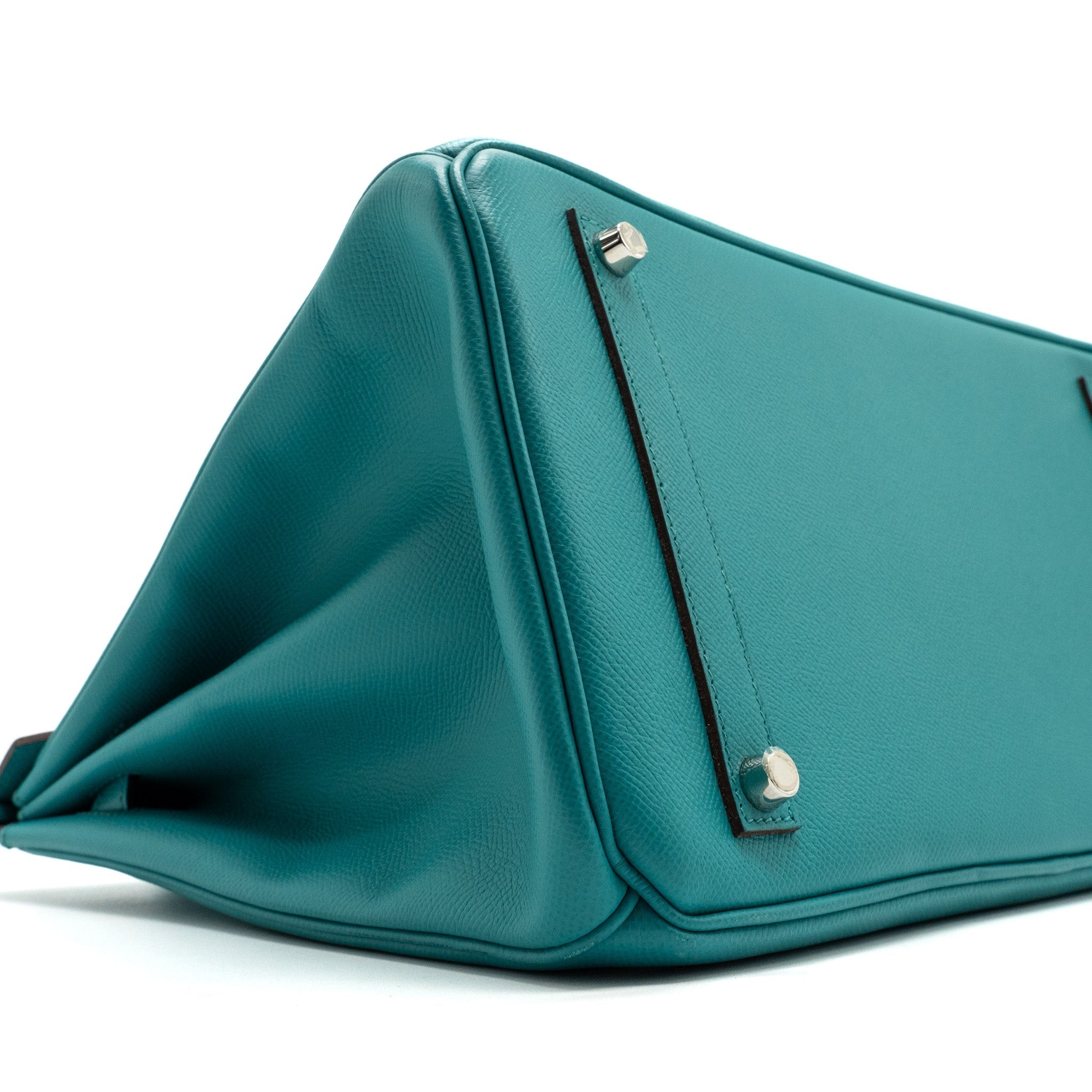HERMES BIRKIN 35 EPSOM BLUE PAON SHW