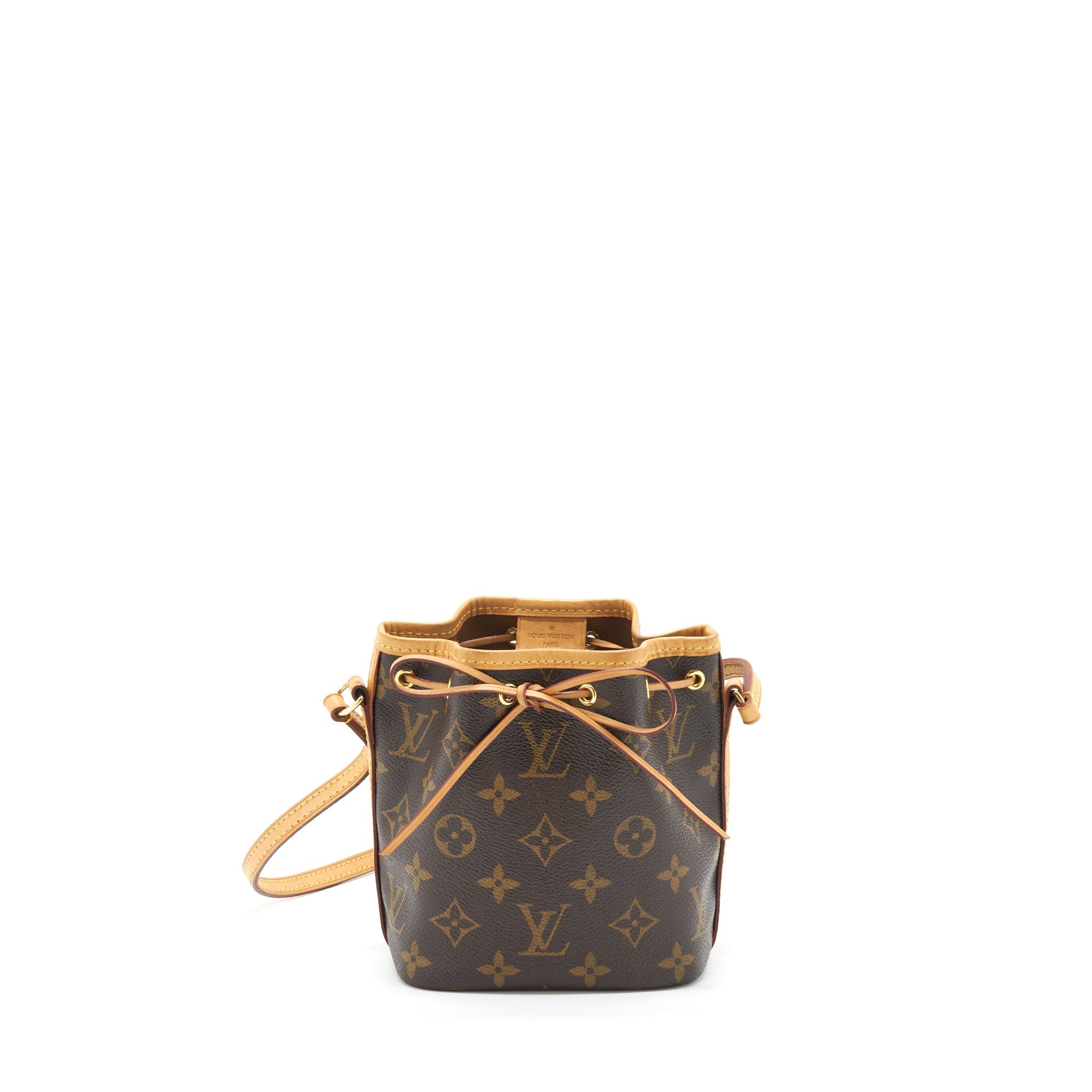 LOUIS VUITTON NANO NOE MONOGRAM CANVAS GHW