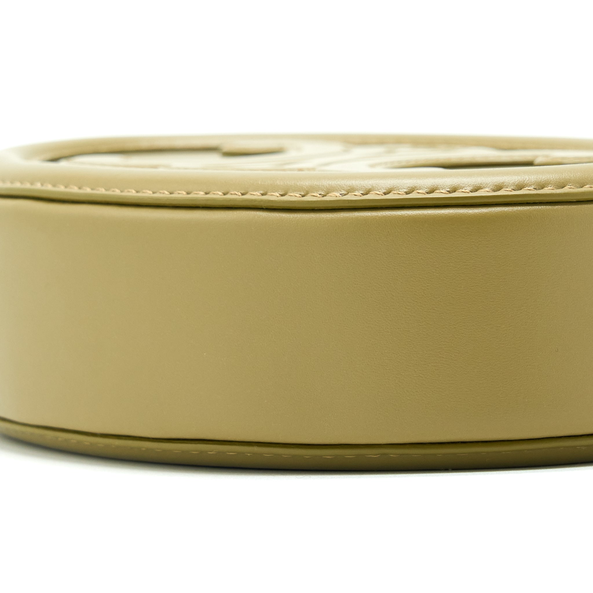 CELINE CROSSBODY OVAL PURSE CALFSKIN OLIVE GHW
