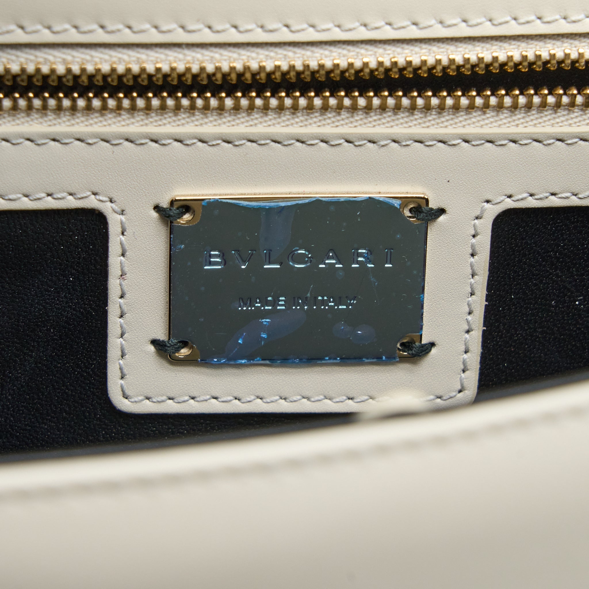 BVLGARI SERPENTI FOREVER FLAP BAG LIMITED EDITION CALFSKIN WHITE LGHW