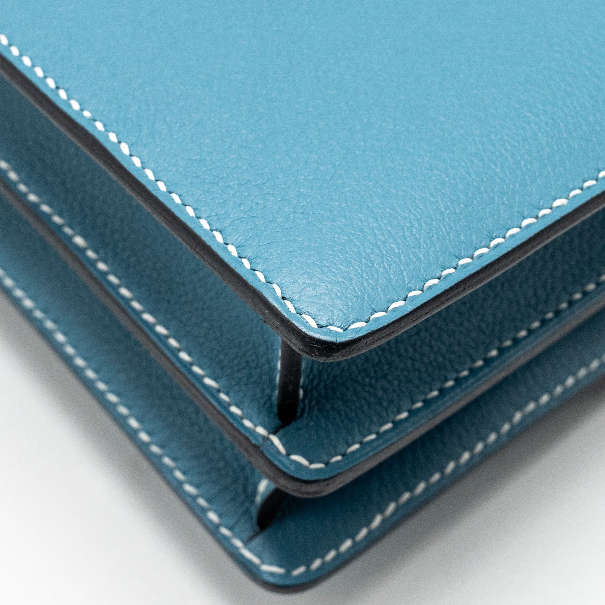 HERMES MINI ROULIS EVERCOLOR NEW BLEU JEAN LGHW