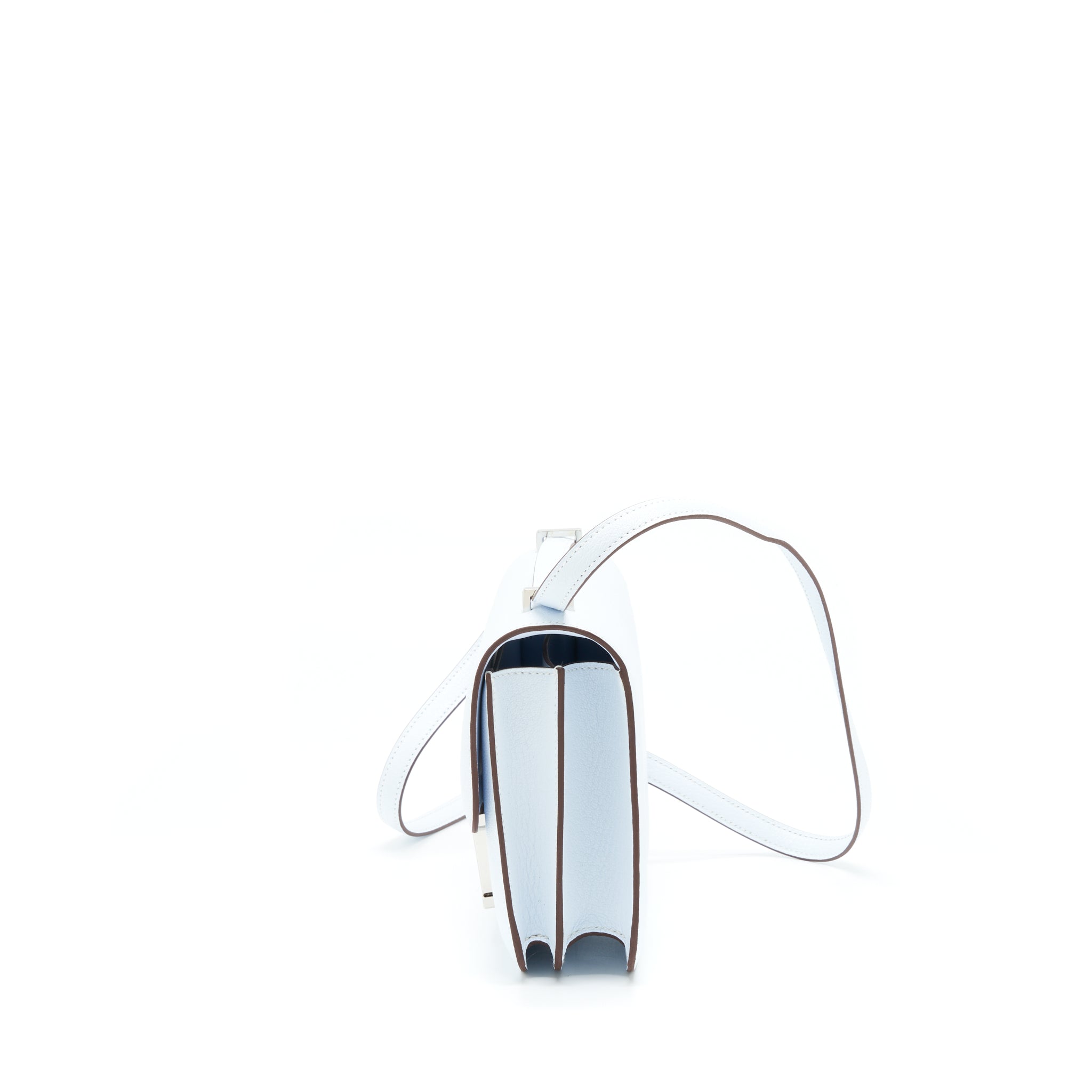 HERMES MINI CONSTANCE CHEVRE MYSORE T0 BLUE BRUME SHW