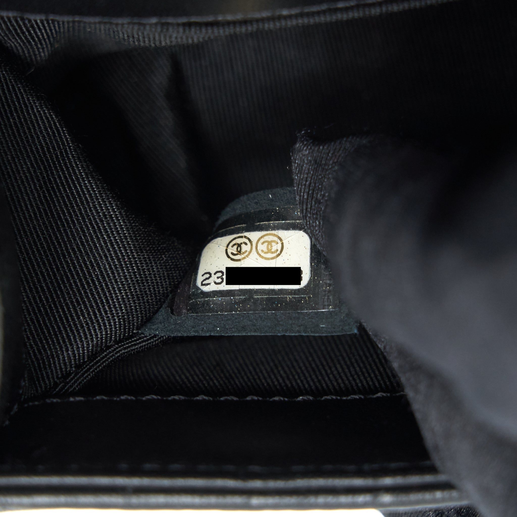 CHANEL BOY EXTRA MINI LAMBSKIN IN BLACK GHW