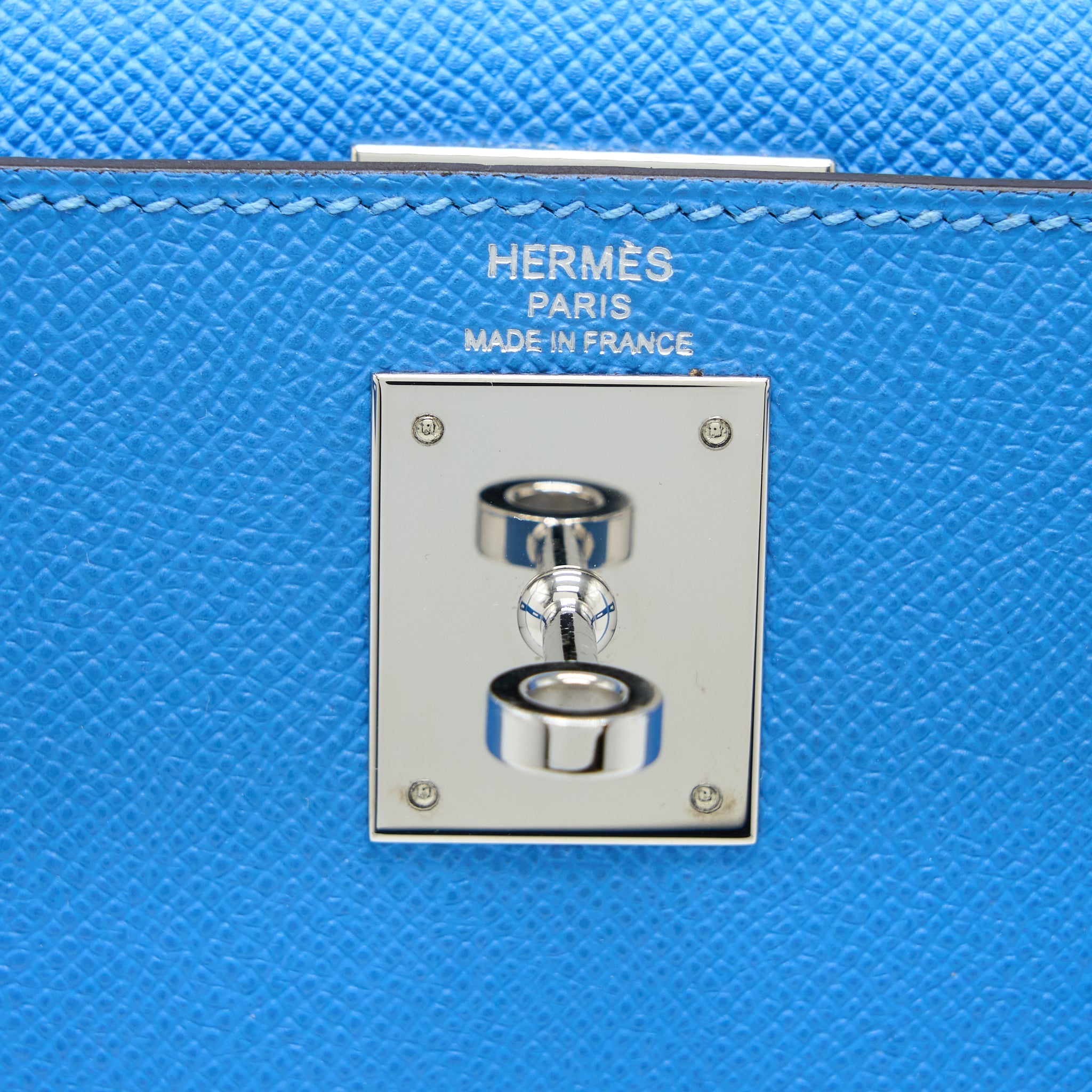 HERMES KELLY 28 EPSOM 2T BLUE PARADISE SHW