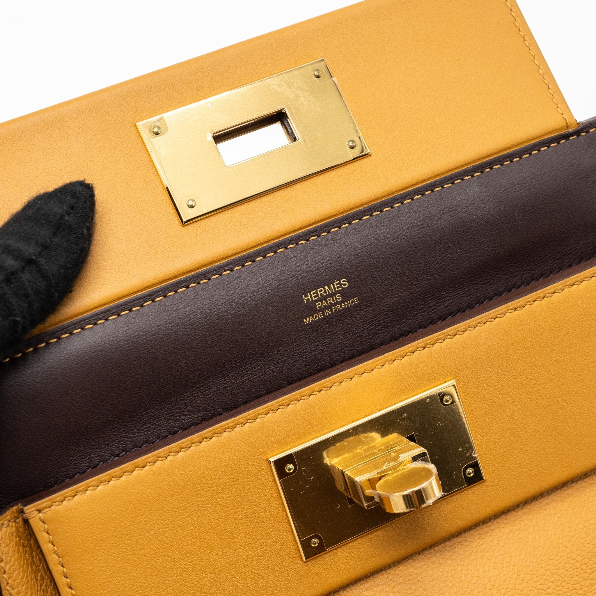 HERMES MINI 2424 EVERCOLOR/SWIFT CARAMEL/SESAME/ROUGE GHW