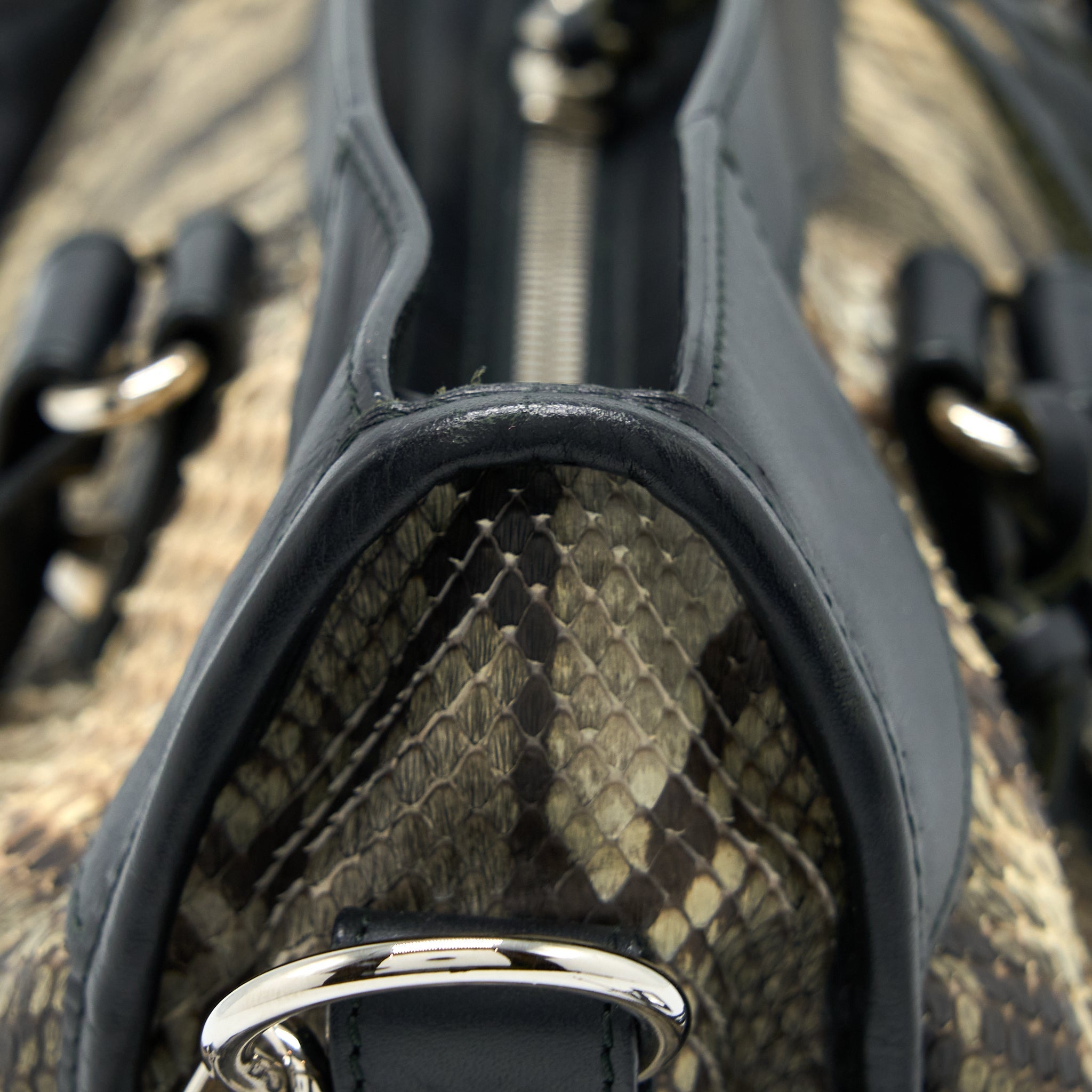 BALENCIAGA CLASSIC CITY PYTHON LEATHER SHW