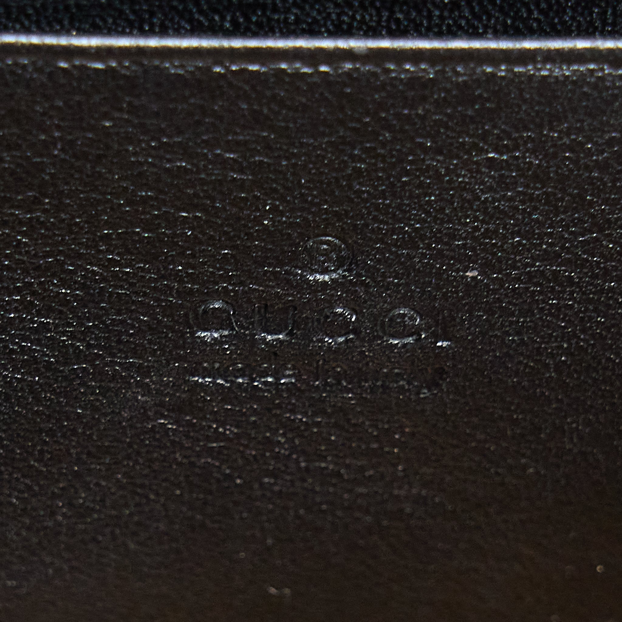 GUCCI MARMONT WALLET ON CHAIN BLACK GHW