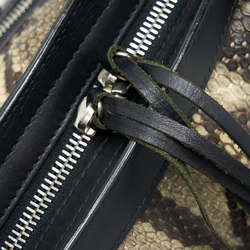 BALENCIAGA CLASSIC CITY PYTHON LEATHER SHW