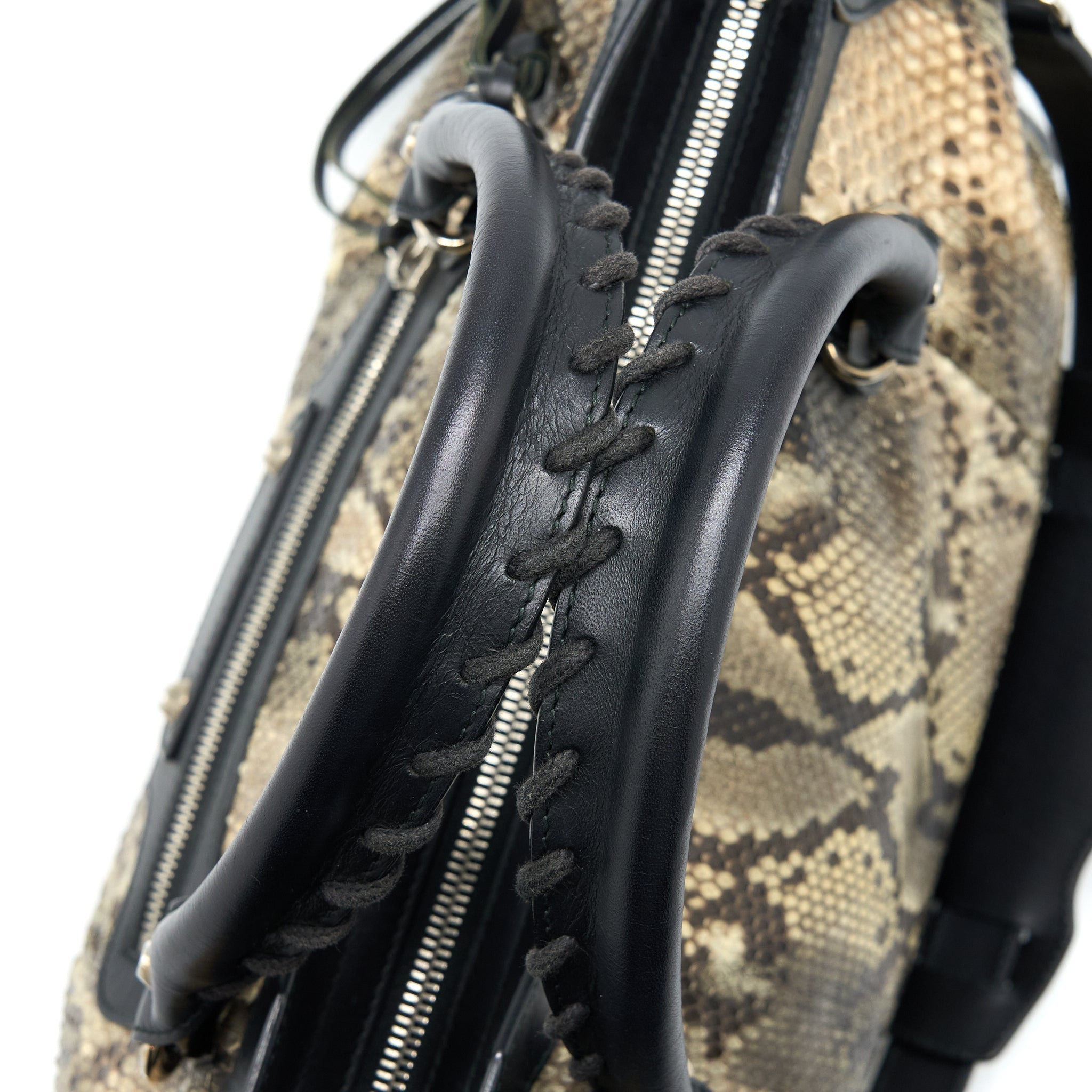 BALENCIAGA CLASSIC CITY PYTHON LEATHER SHW
