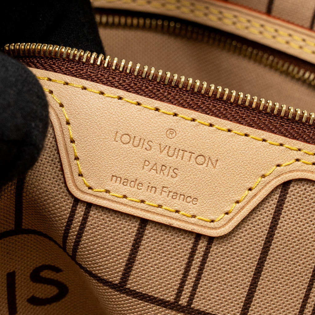 LOUIS VUITTON NEVERFULL MM MONOGRAM CANVAS GHW