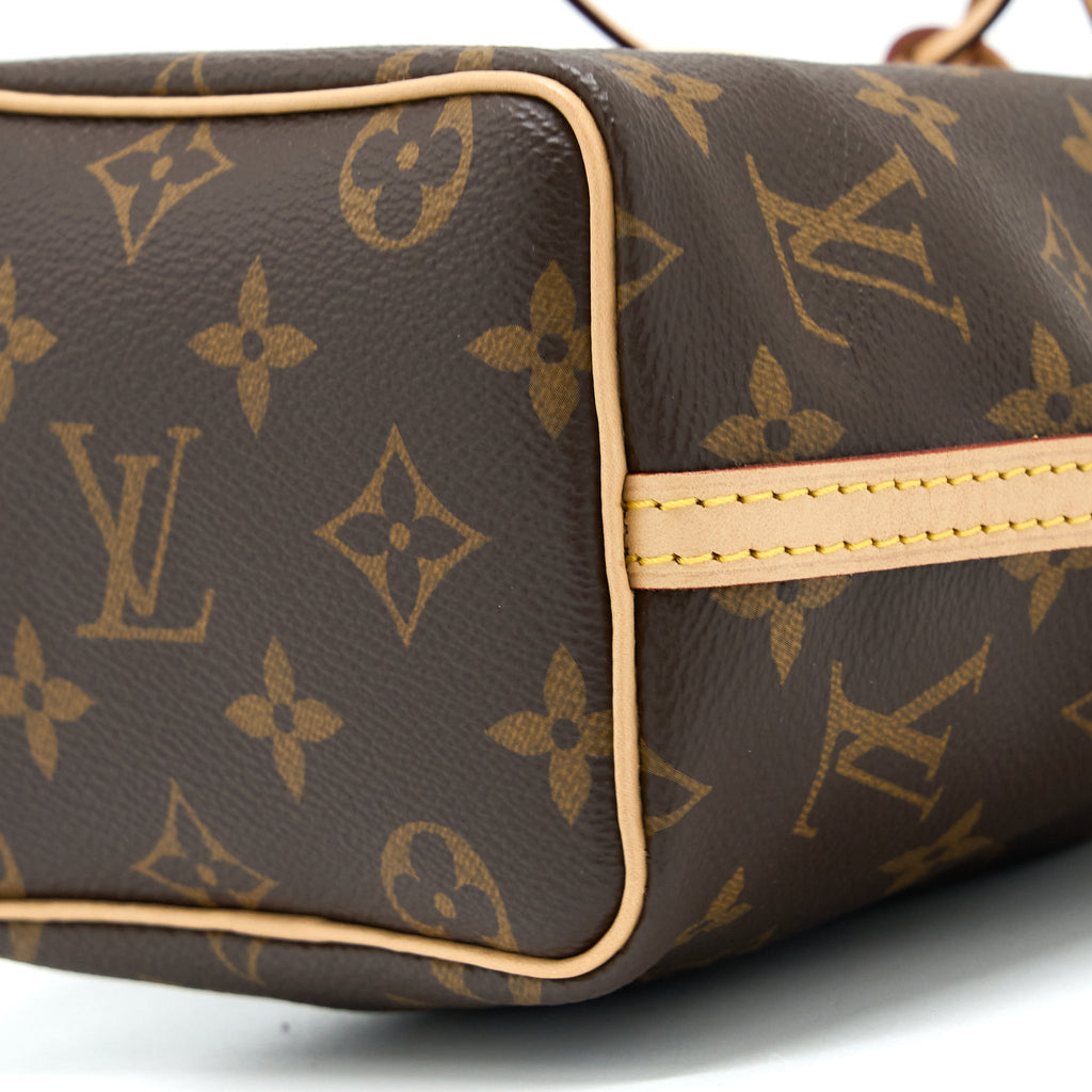 LOUIS VUITTON NANO NOE MONOGRAM CANVAS GHW