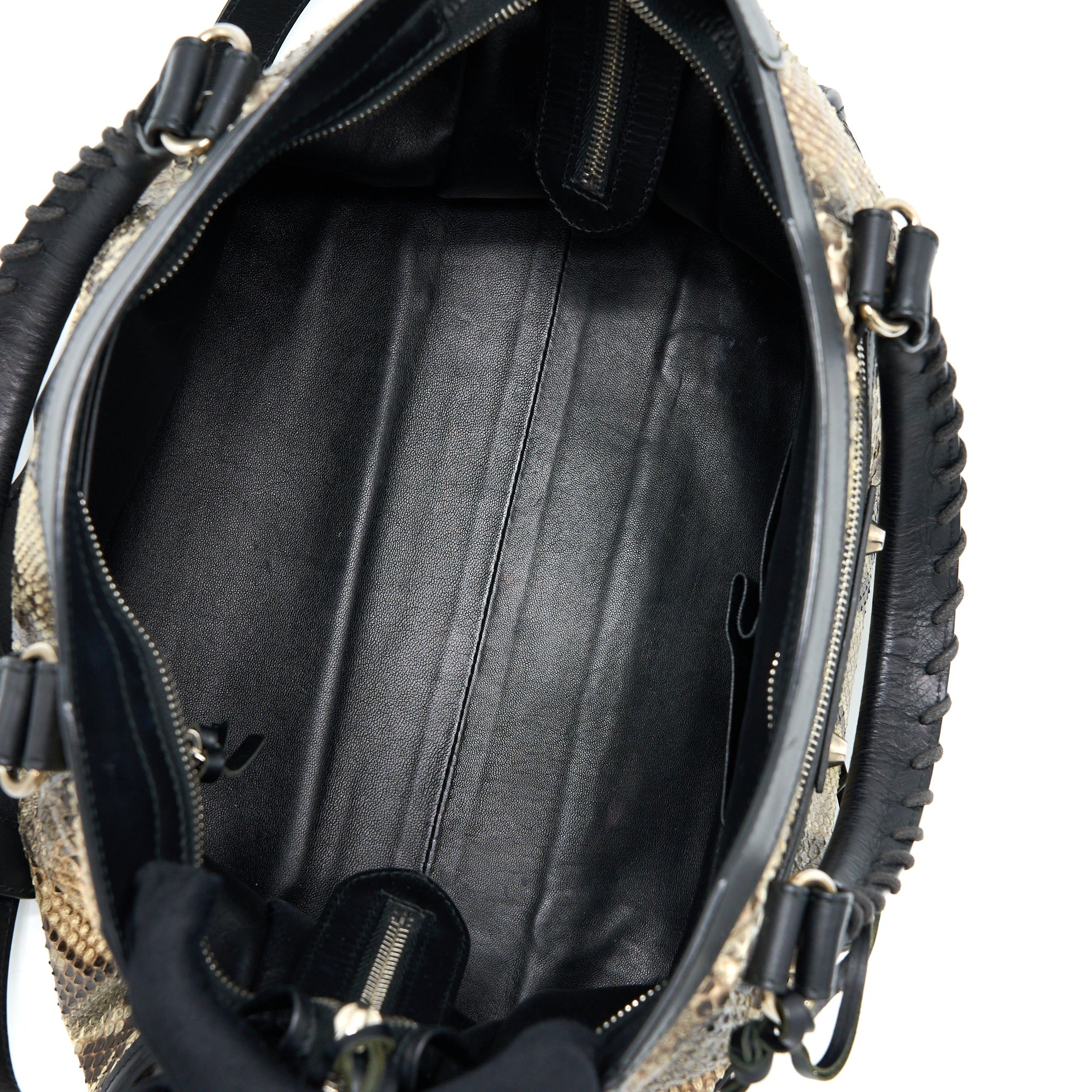 BALENCIAGA CLASSIC CITY PYTHON LEATHER SHW