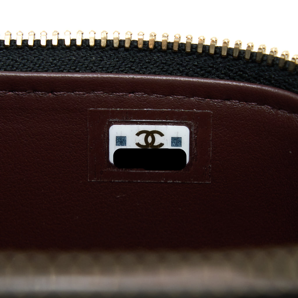 CHANEL MINI VANITY WITH CHAIN CAVIAR BLACK LGHW