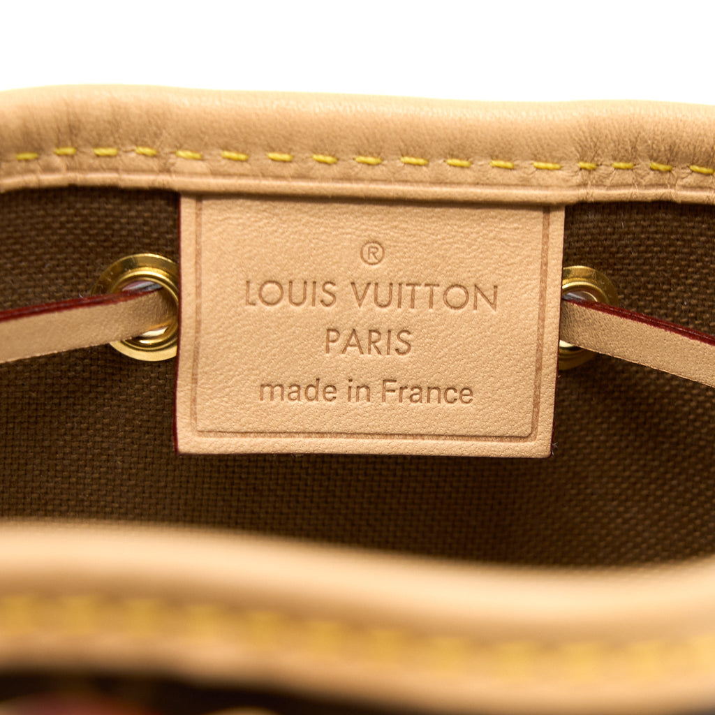 LOUIS VUITTON NANO NOE MONOGRAM CANVAS GHW