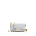 CHANEL 21B PEARL CRUSH MINI RECTANGULAR FLAP BAG GREY GHW