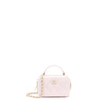 CHANEL 22P TOP HANDLE MINI VANITY WITH CHAIN CAVIAR LIGHT PINK LGHW