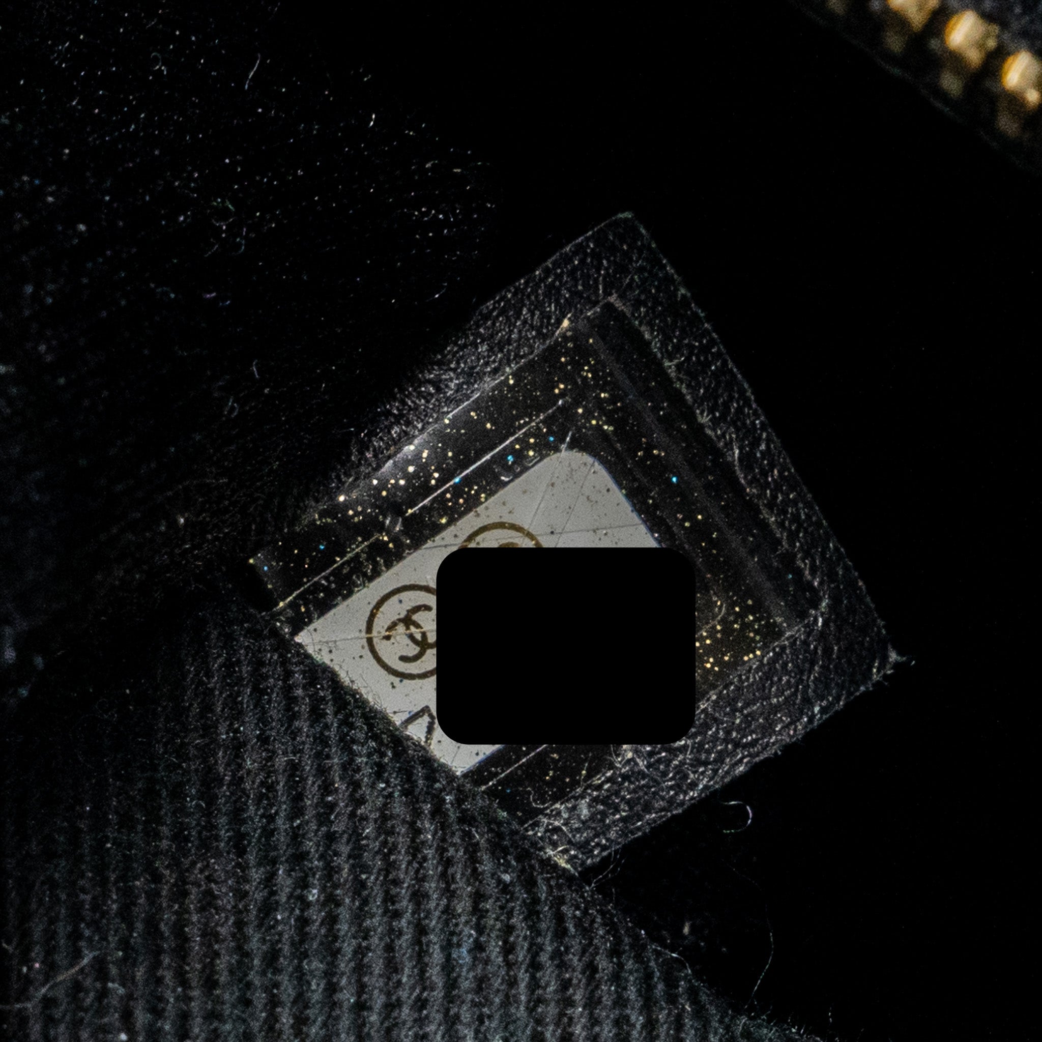 CHANEL CHAINS TOTE BAG CAVIAR BLACK BRUSHED GHW