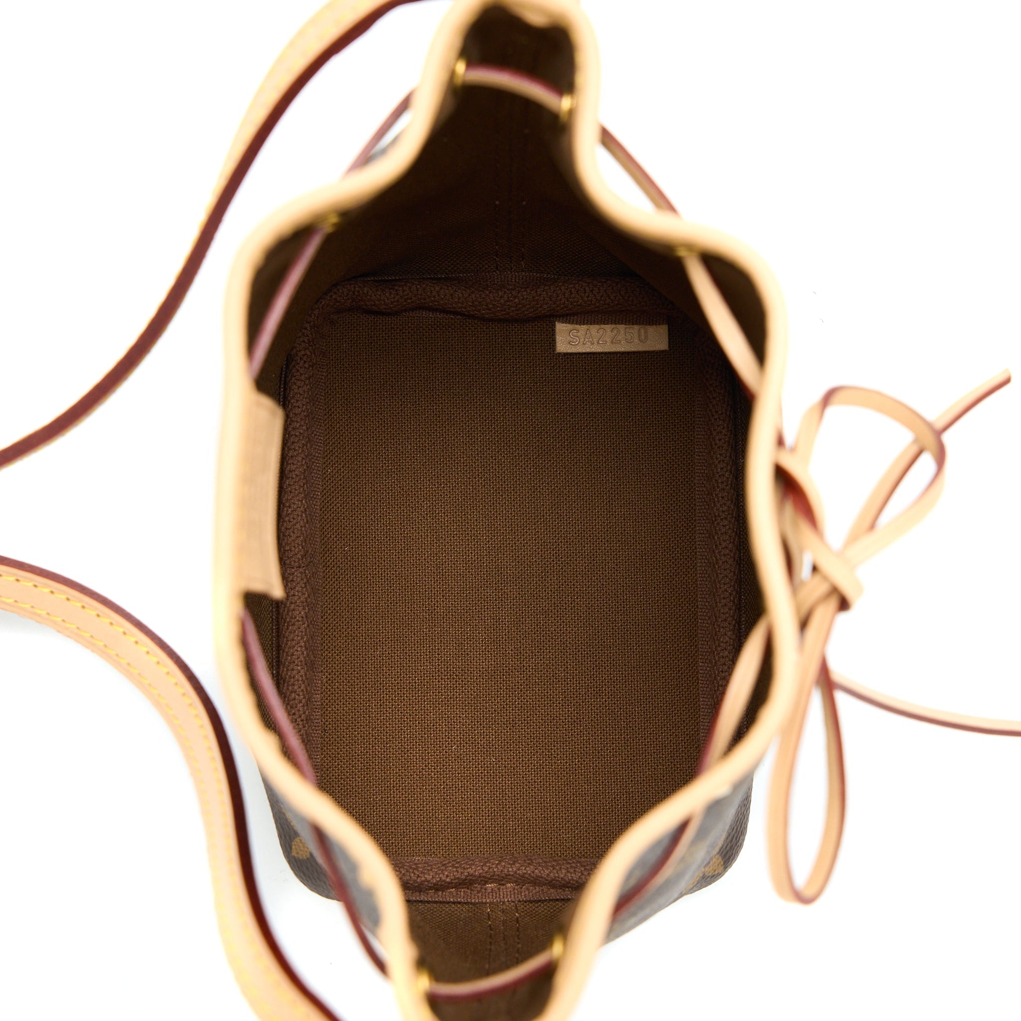 LOUIS VUITTON NANO NOE MONOGRAM CANVAS GHW