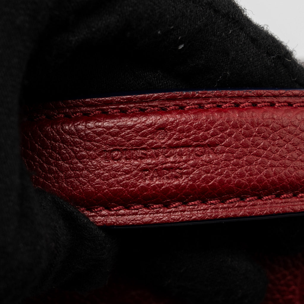 LOUIS VUITTON POCHETTE MÉTIS MONOGRAM EMPREINTE RED GHW