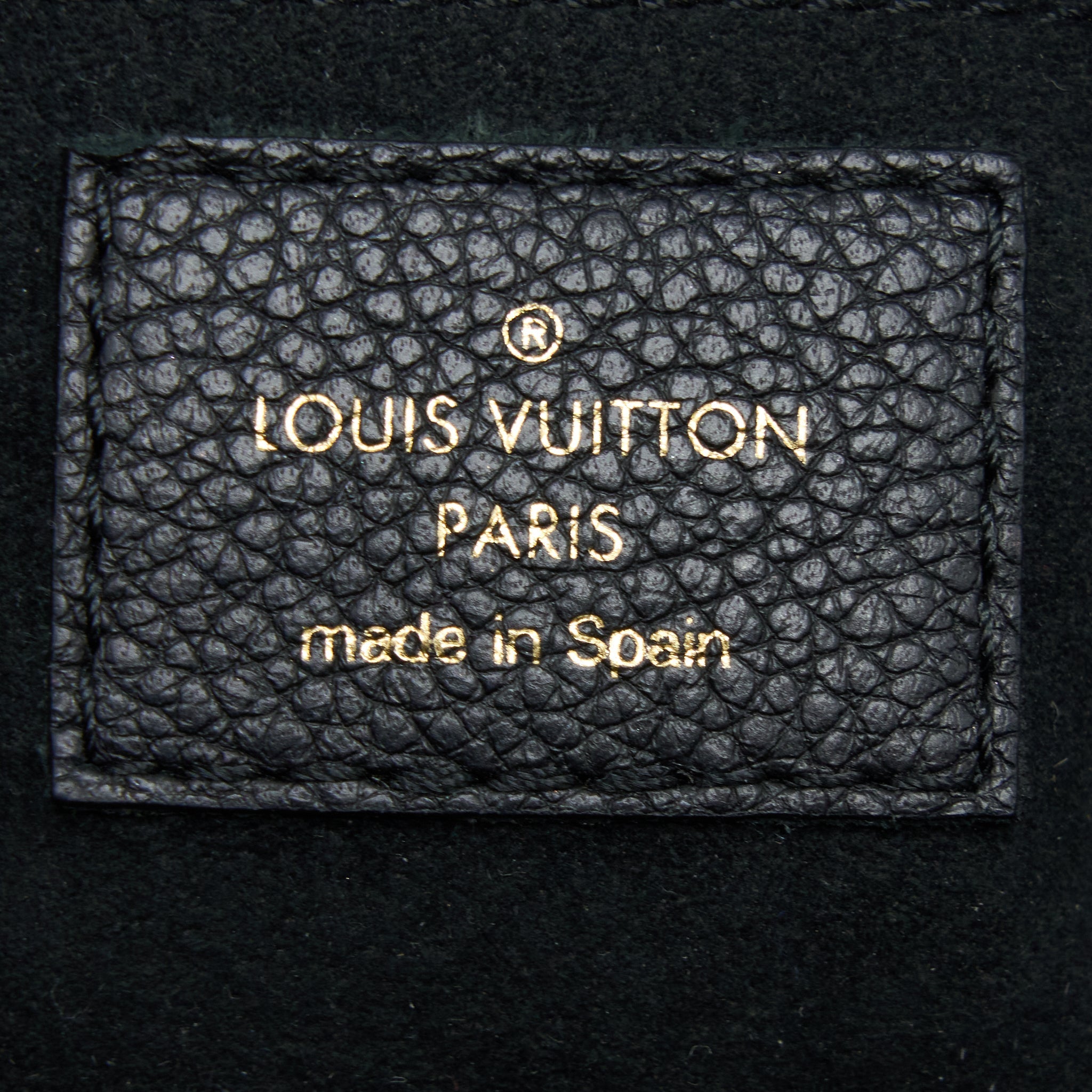 LOUIS VUITTON SPEEDY 20 EMPREINTE BLACK GHW