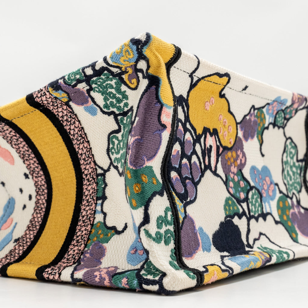 DIOR SMALL DIOR BOOK TOTE CANVAS MULTICOLOUR