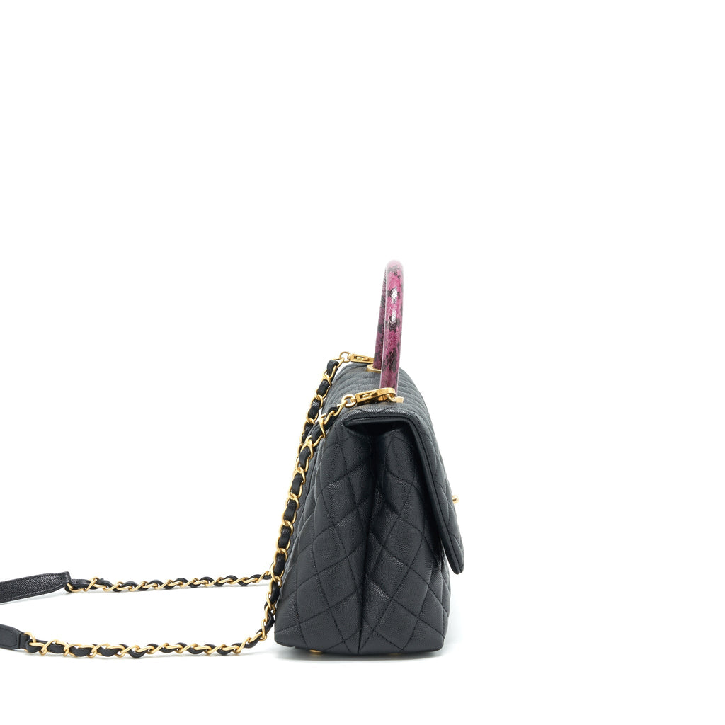 CHANEL COCO HANDLE WITH PYTHON HANDLE