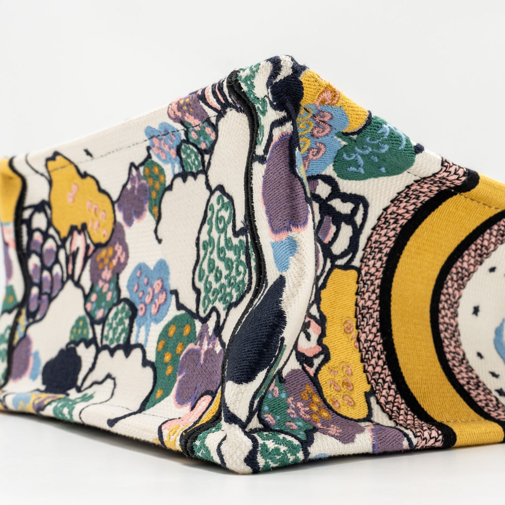 DIOR SMALL DIOR BOOK TOTE CANVAS MULTICOLOUR