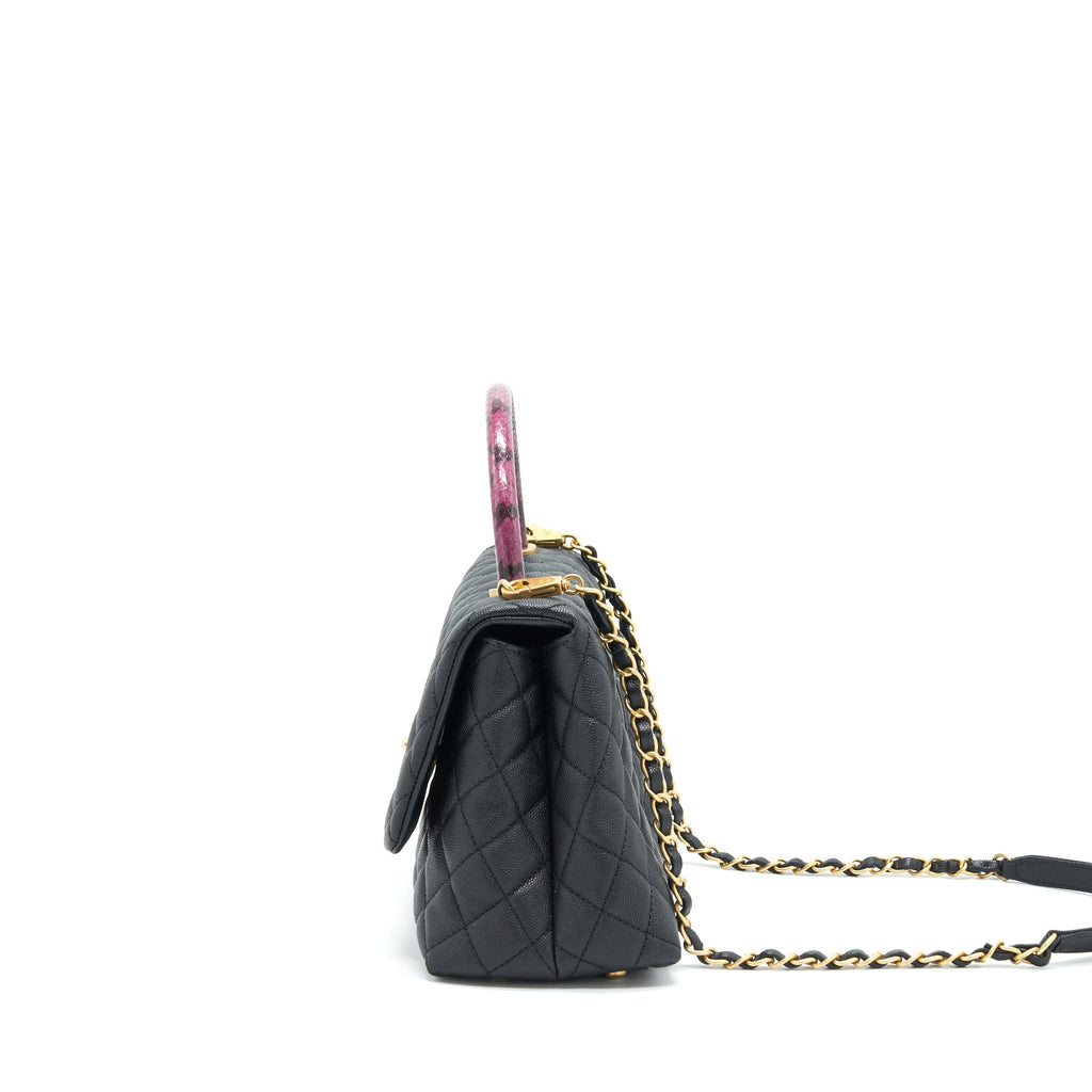 CHANEL COCO HANDLE WITH PYTHON HANDLE