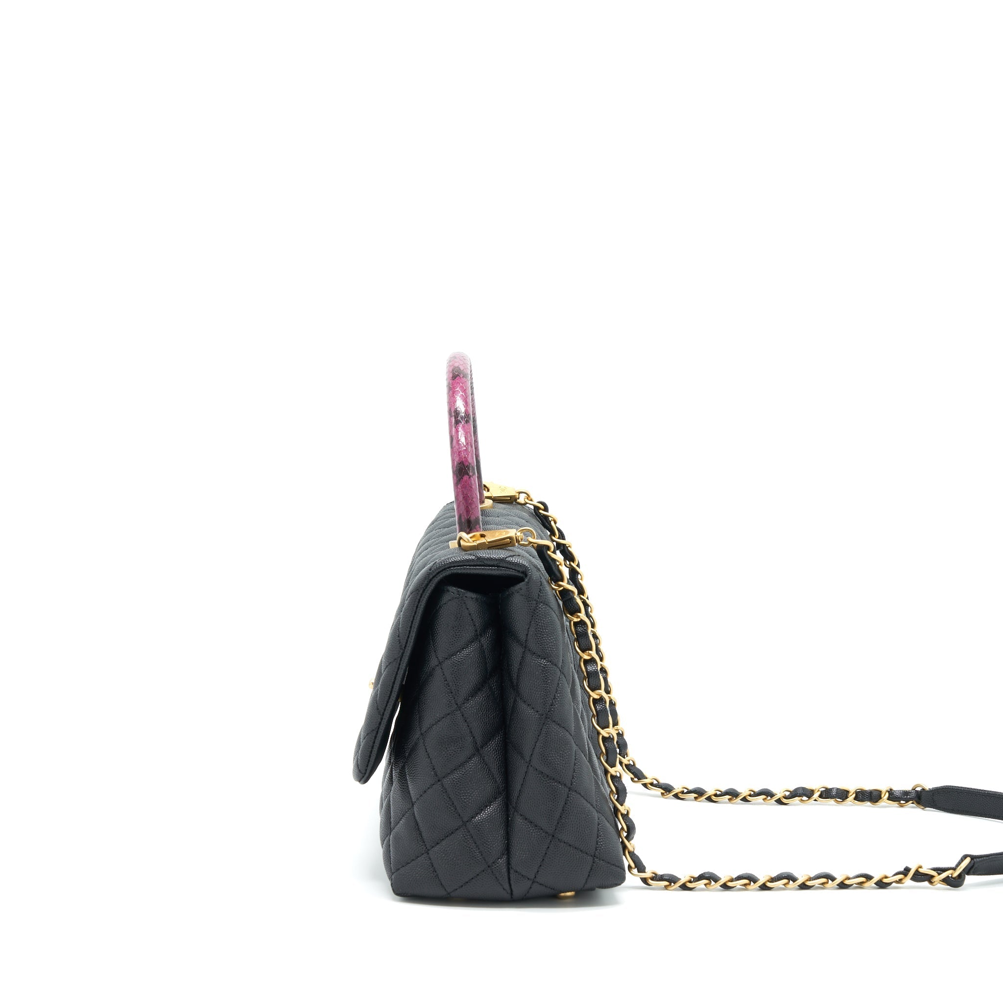 CHANEL COCO HANDLE WITH PYTHON HANDLE