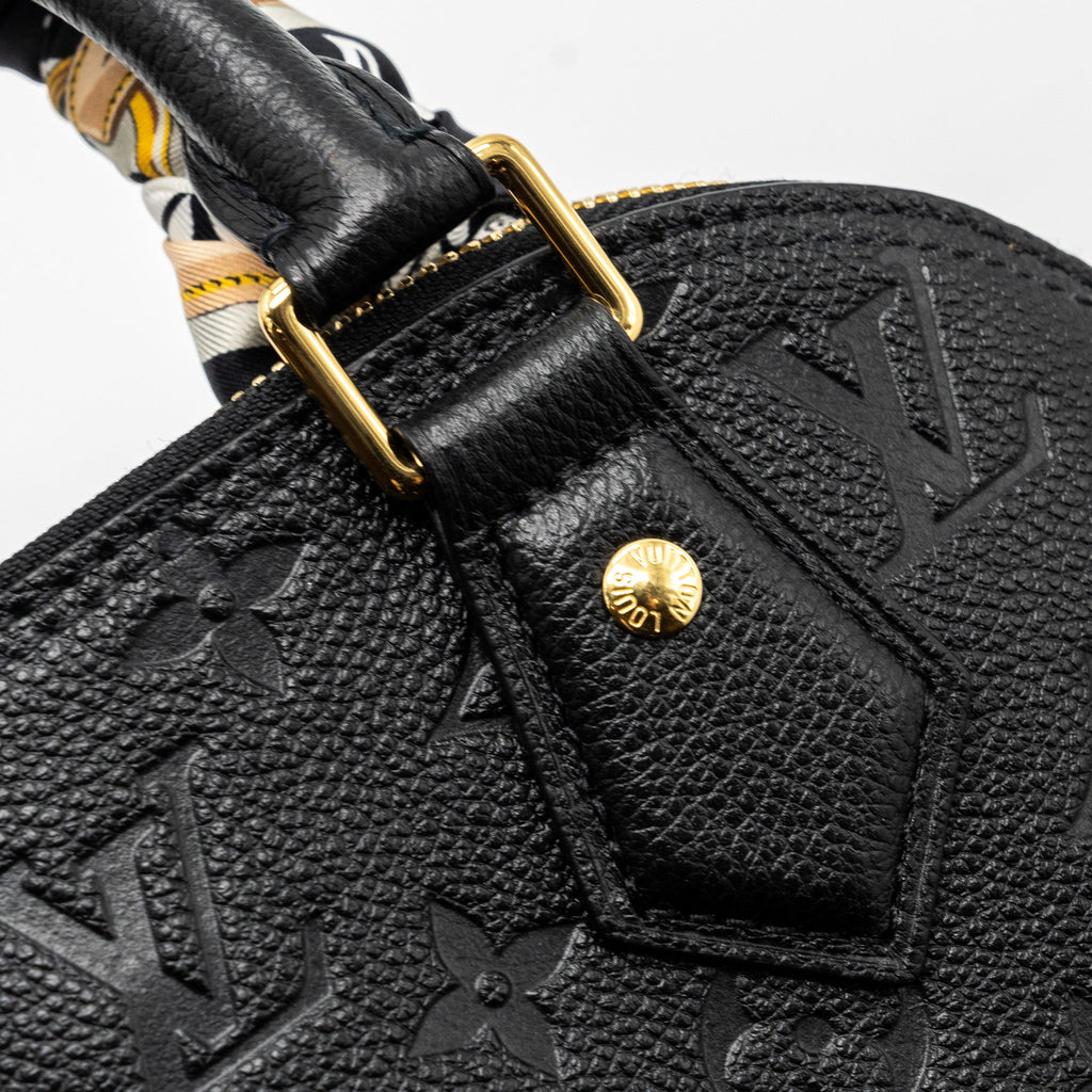 LOUIS VUITTON NEO ALMA BB MONOGRAM EMPREINTE LEATHER BLACK GHW(NEW VERSION)