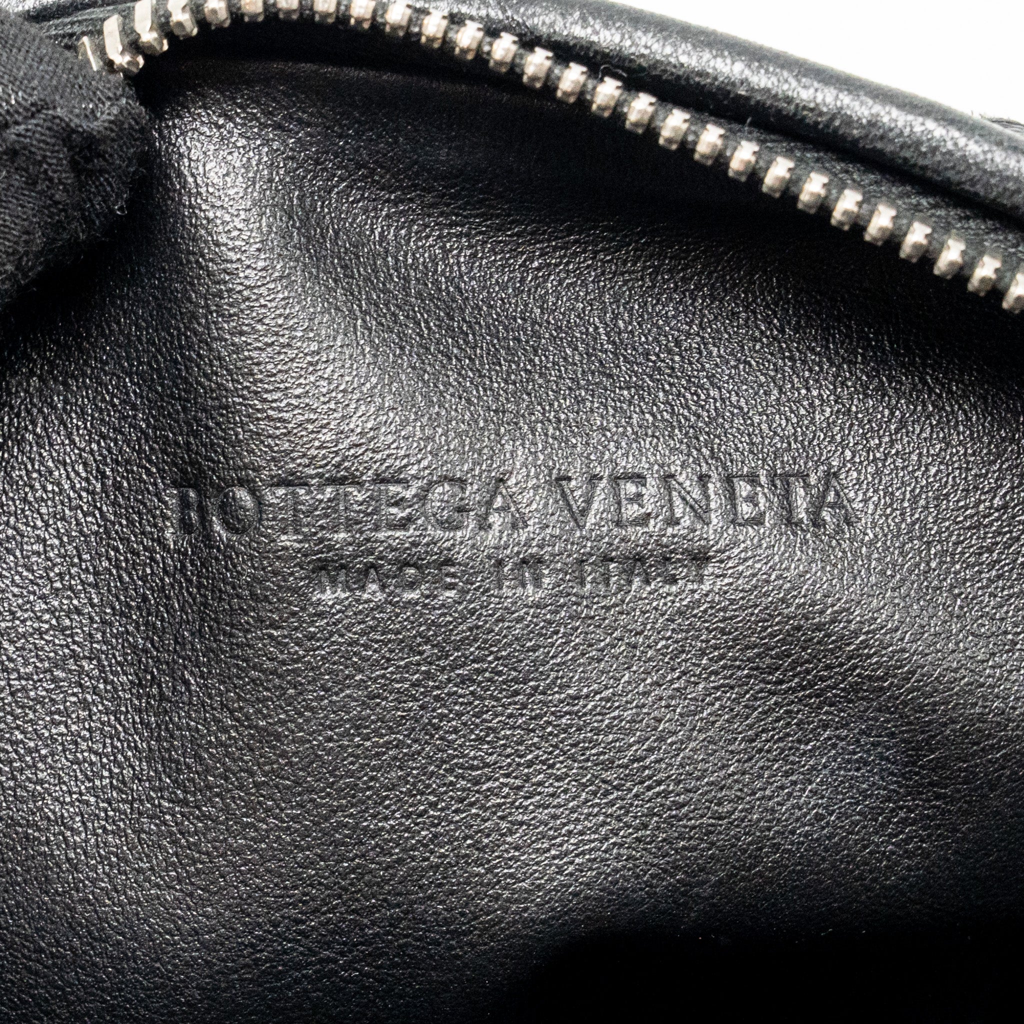 BOTTEGA VENETA MINI JODIE LAMBSKIN BLACK SHW