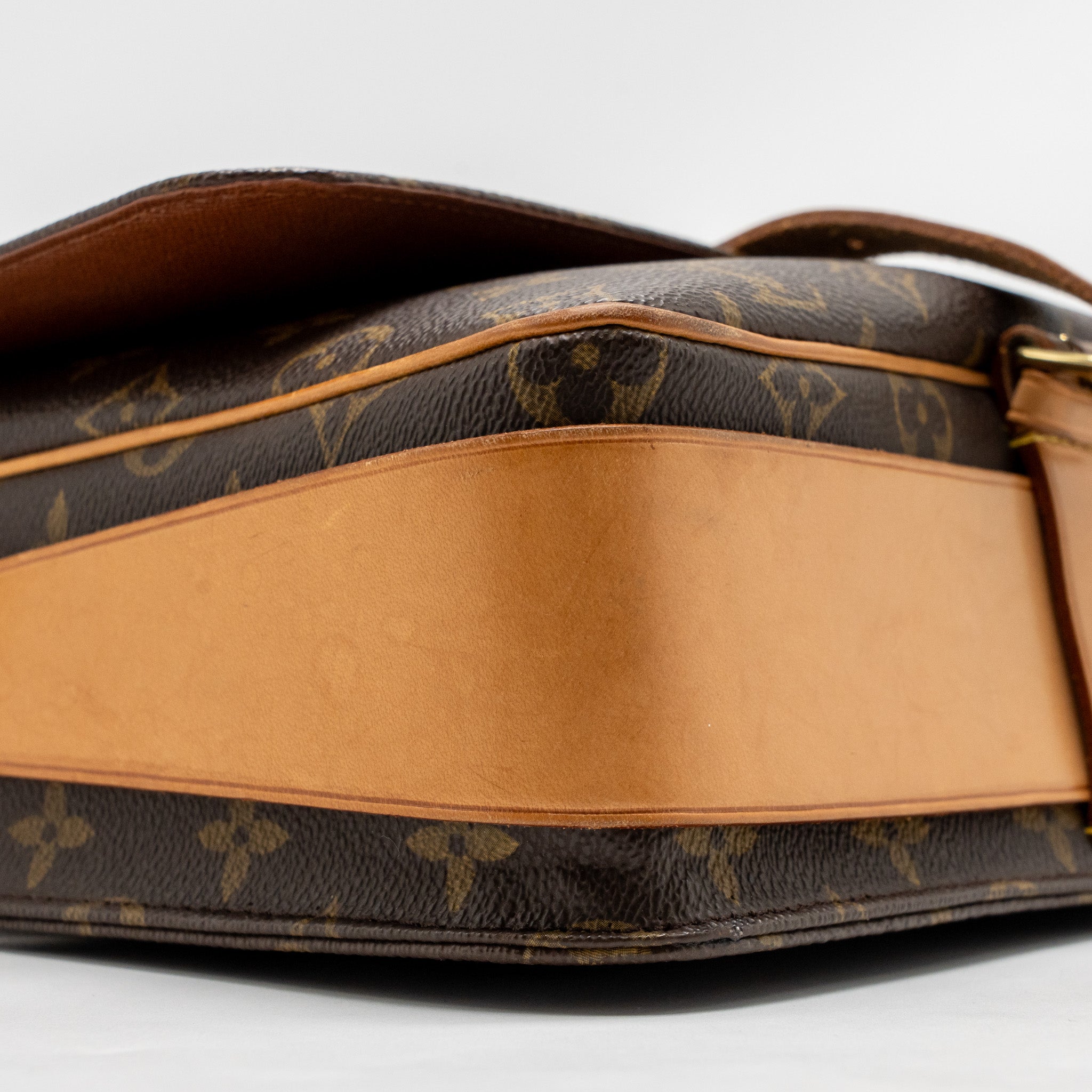 LOUIS VUITTON VINTAGE MESSENGER CROSSBODY BAG MONOGRAM CANVAS GHW
