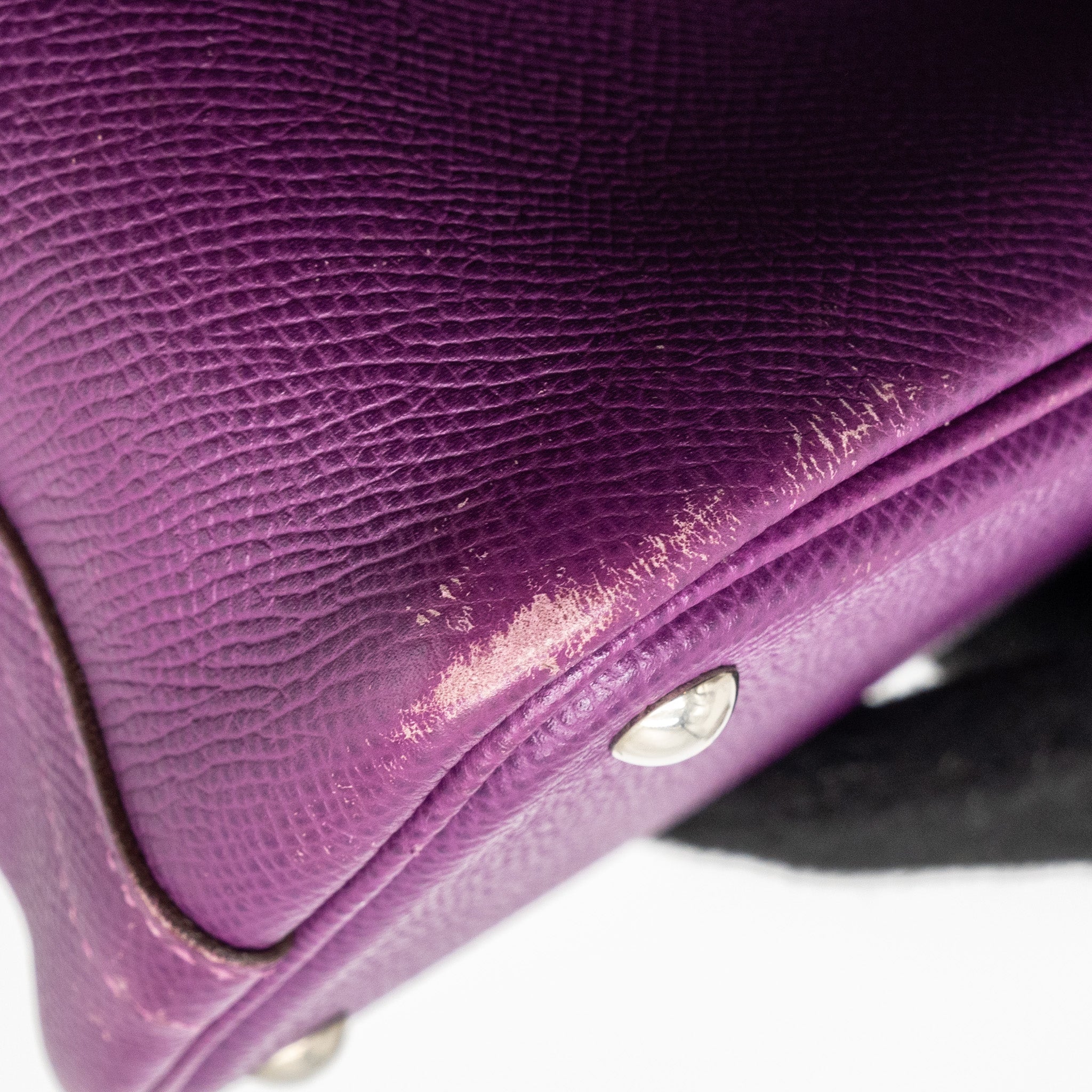 HERMES BOLIDE 25 EPSOM ANEMONE SHW