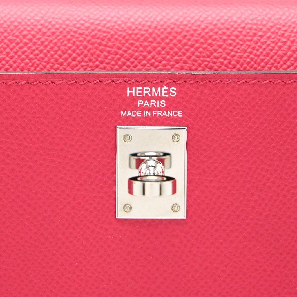 HERMES KELLY 25 EPSOM I6 ROSE EXTREME SHW