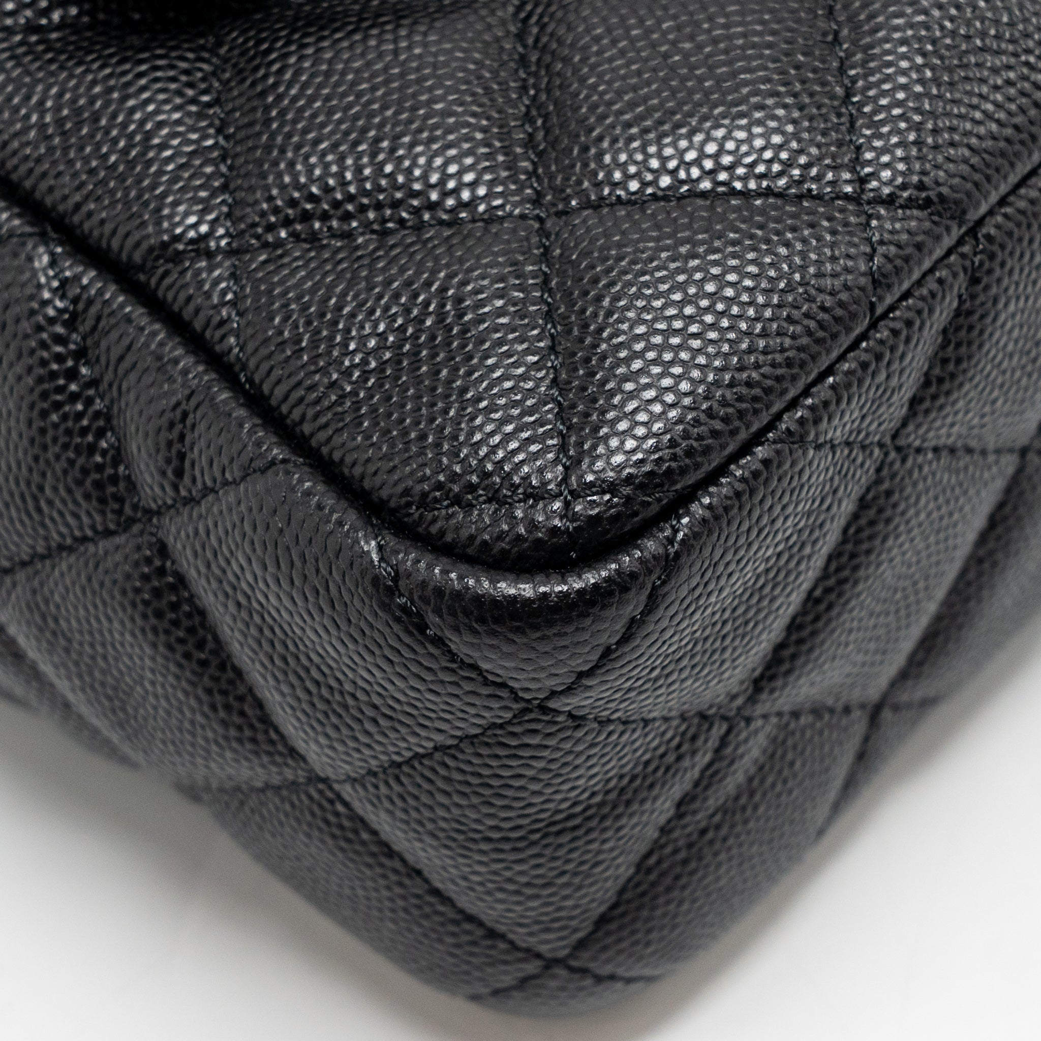 CHANEL SMALL HOBO CROSSBODY BAG CAVIAR BLACK GHW (MICROCHIP)