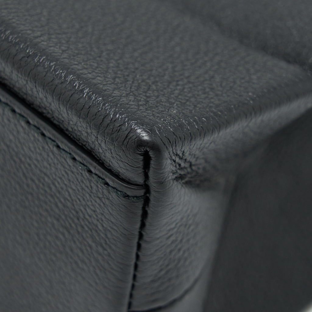 BALENCIAGA TOP HANDLE SHOPPING TOTE BAG CALFSKIN BLACK SHW