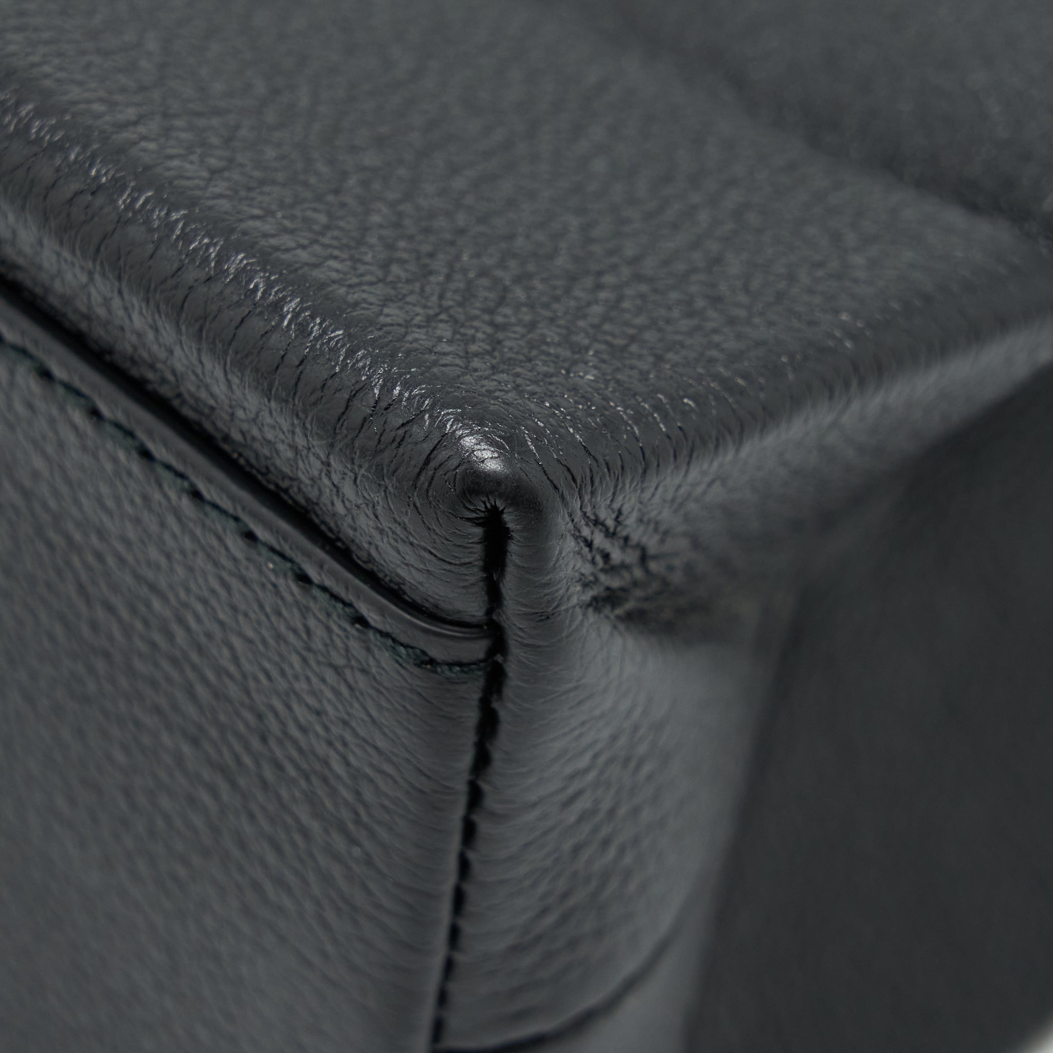 BALENCIAGA TOP HANDLE SHOPPING TOTE BAG CALFSKIN BLACK SHW