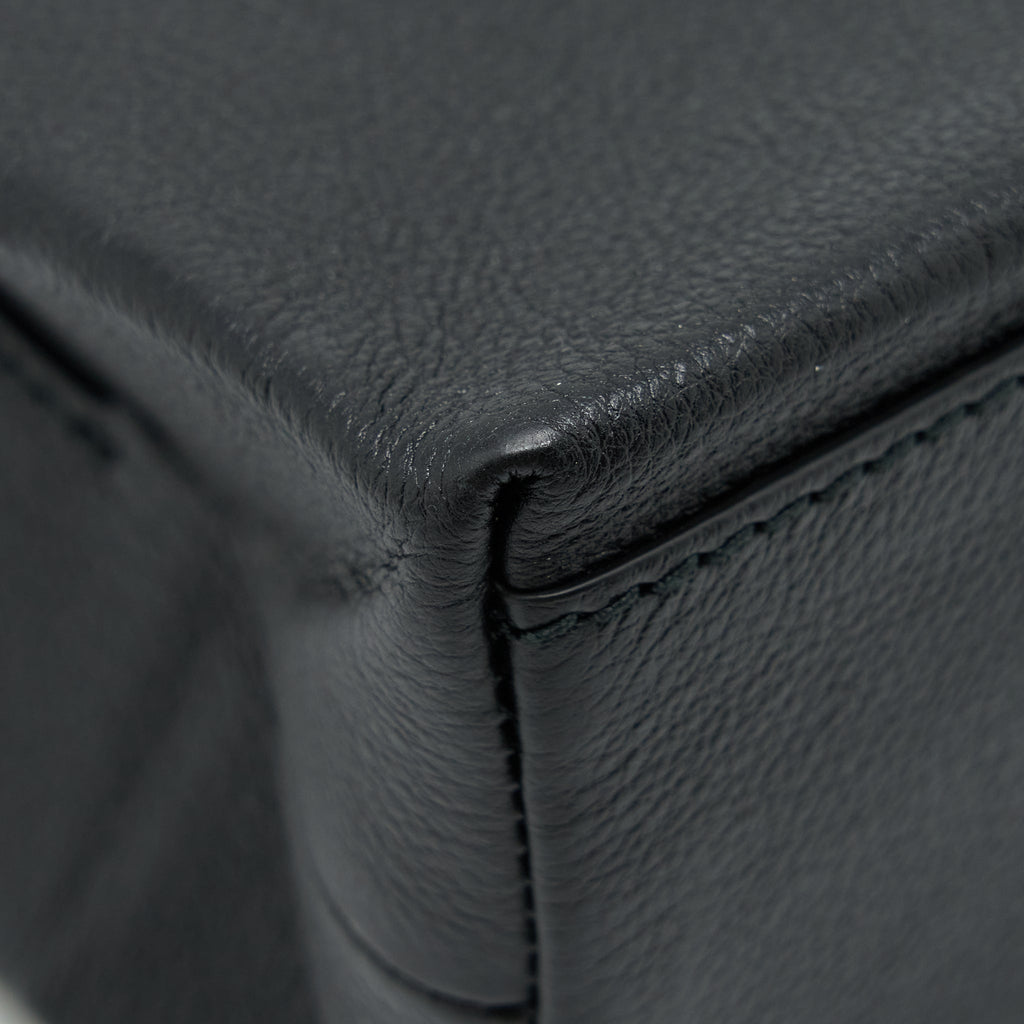 BALENCIAGA TOP HANDLE SHOPPING TOTE BAG CALFSKIN BLACK SHW