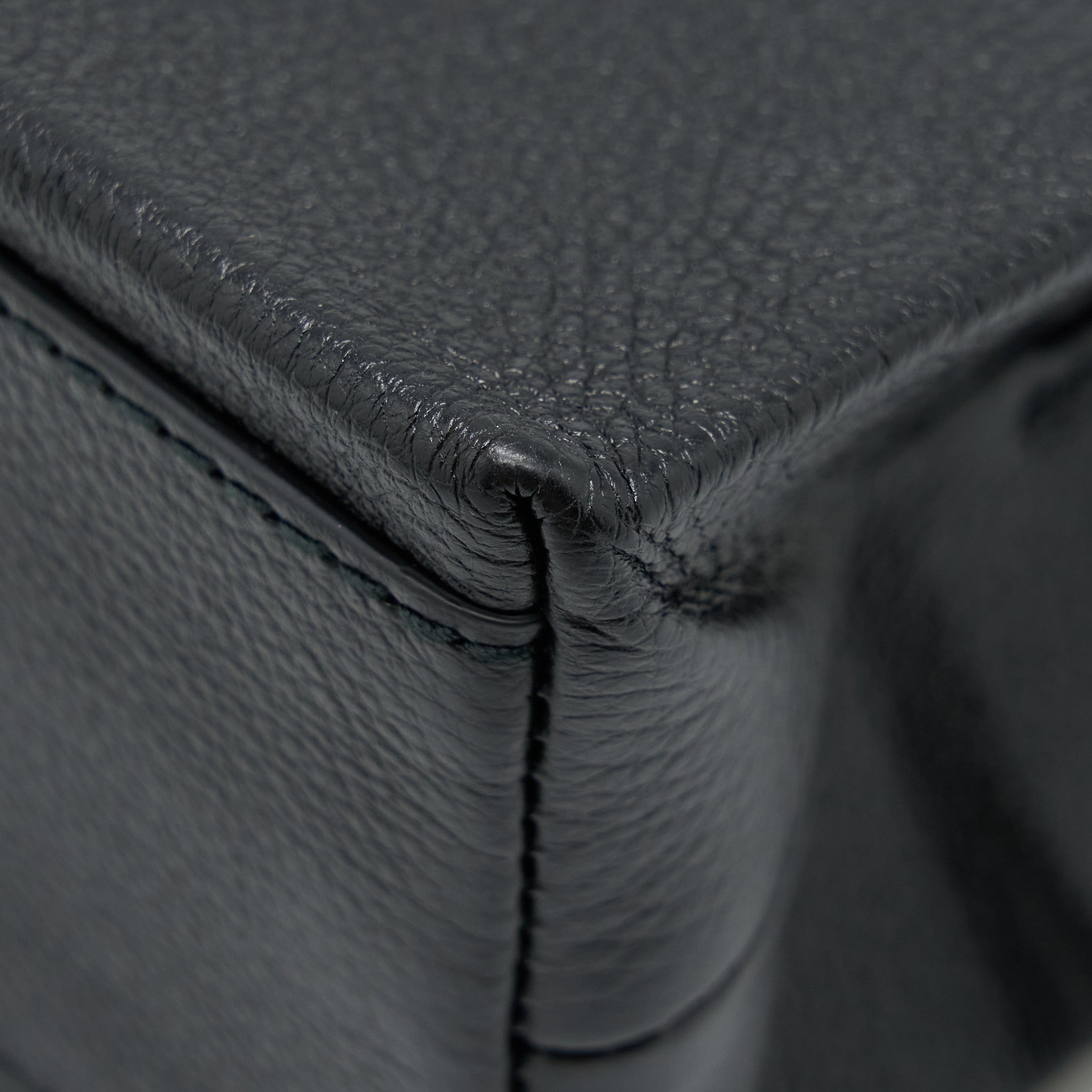 BALENCIAGA TOP HANDLE SHOPPING TOTE BAG CALFSKIN BLACK SHW