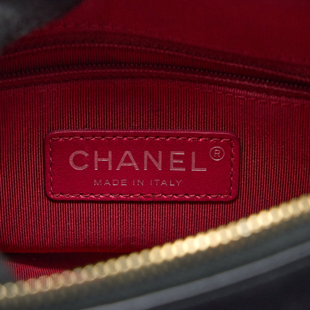 CHANEL SMALL GABRIELLE HOBO BAG AGED CALFSKIN BLACK MULTICOLOUR HARDWARE
