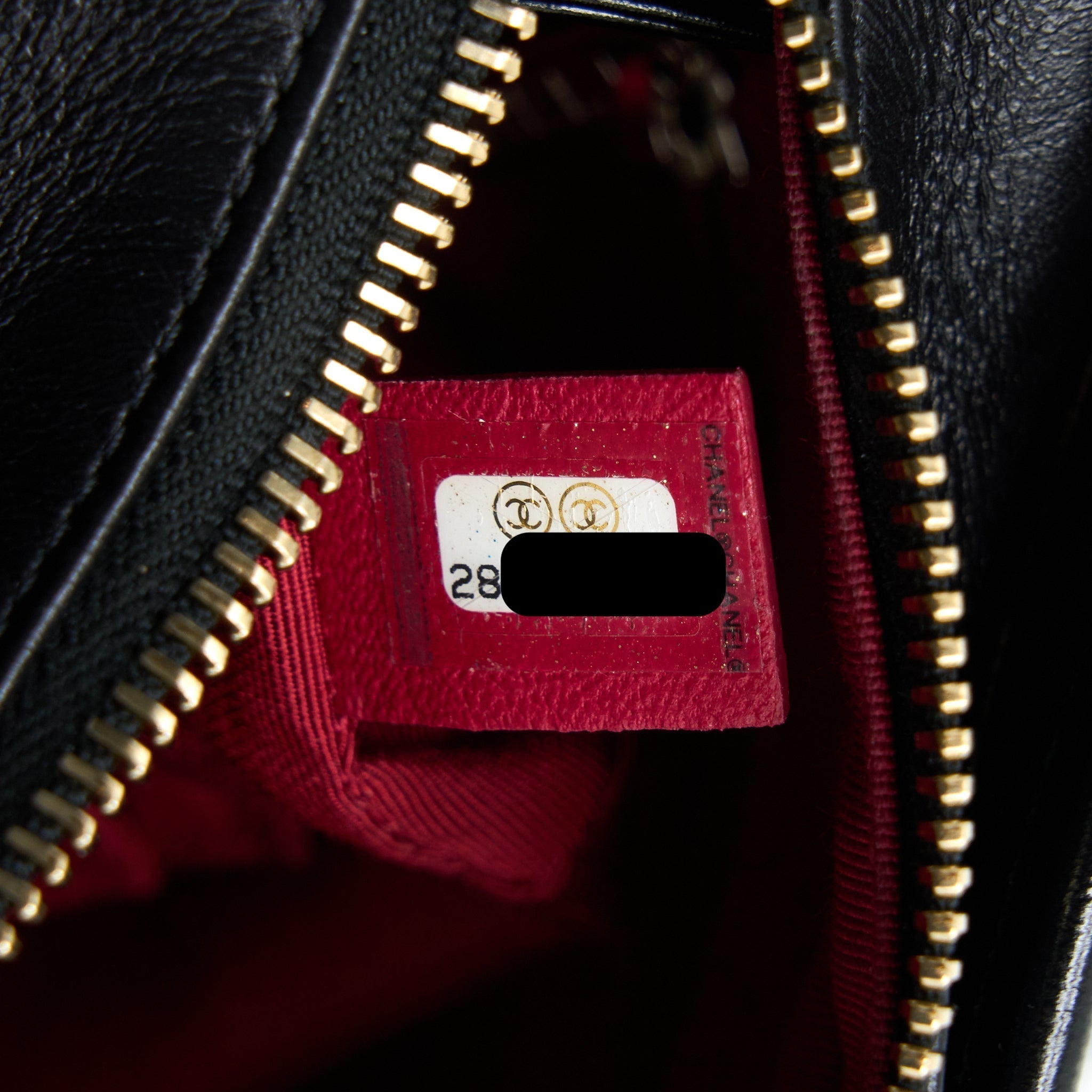 CHANEL SMALL GABRIELLE HOBO BAG AGED CALFSKIN BLACK MULTICOLOUR HARDWARE