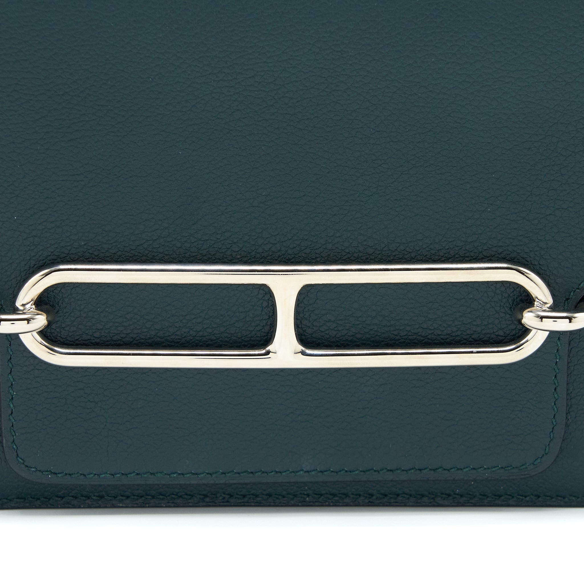 HERMES MINI ROULIS EVERCOLOUR VERT CYPRESS SHW