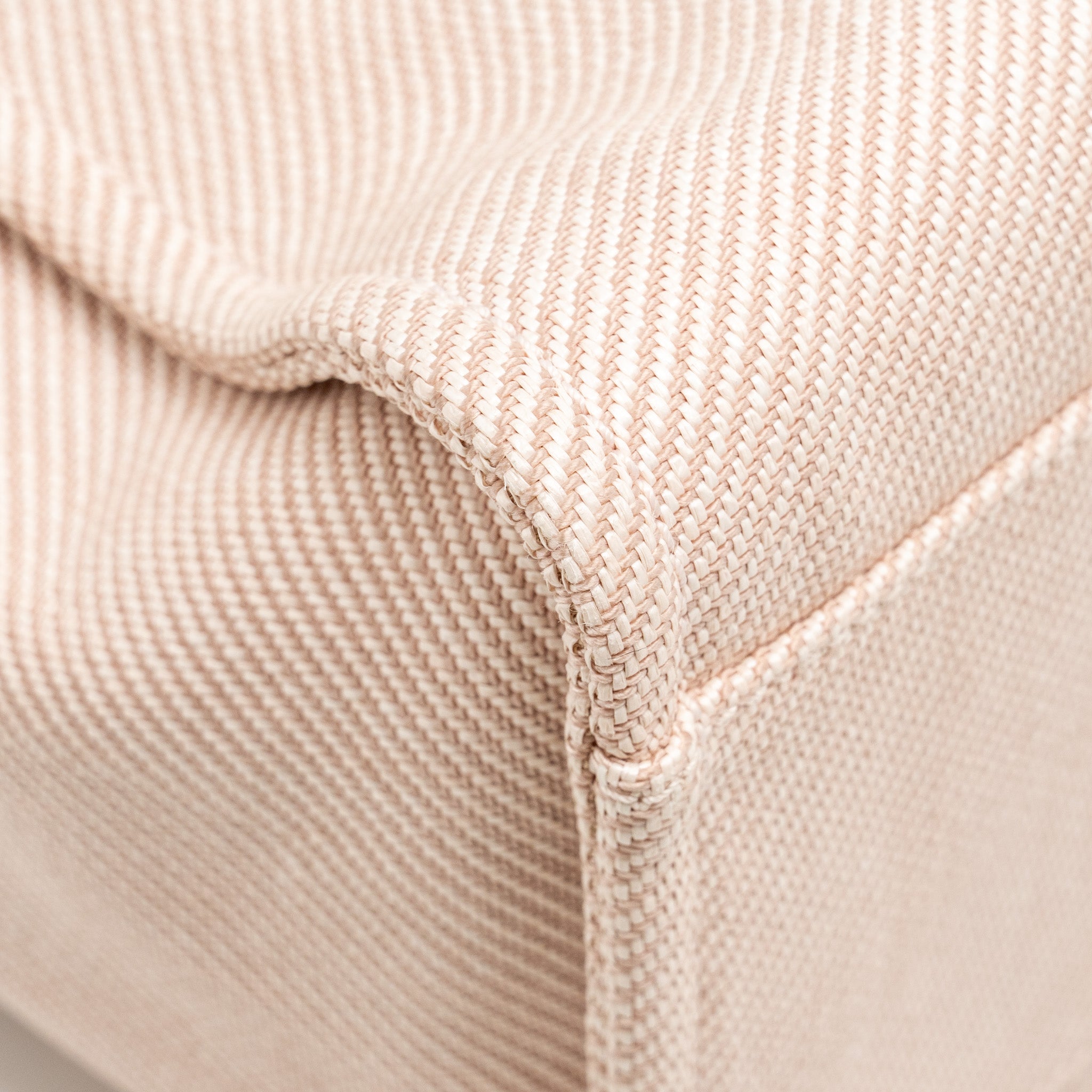 CHANEL DEAUVILLE TOTE BAG CANVAS LIGHT PINK LGHW
