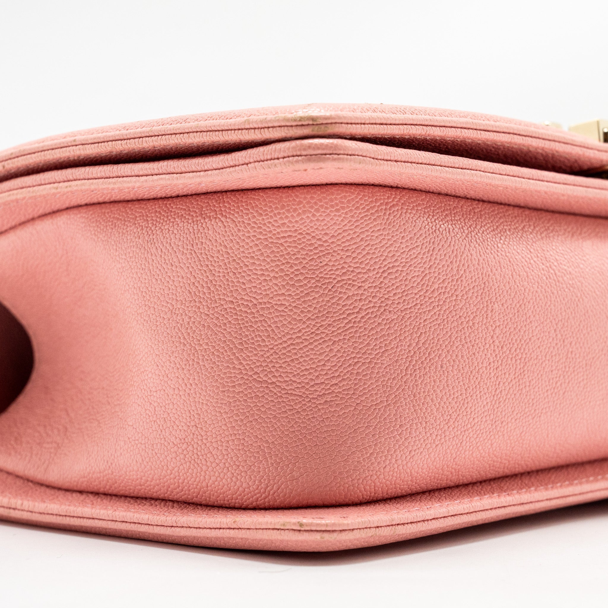 CHANEL MEDIUM BOY BAG CAVIAR PINK LGHW