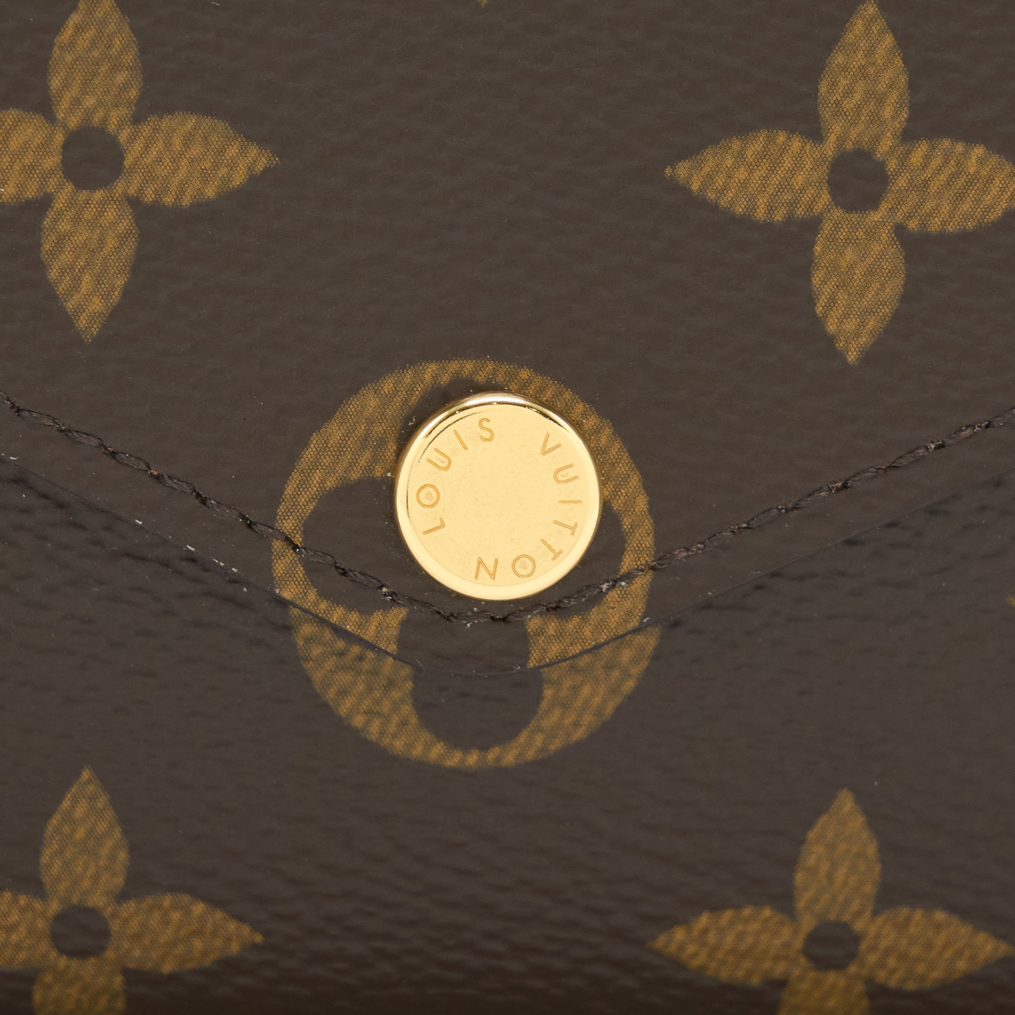 LOUIS VUITTON FELICIE STRAP&GO MONOGRAM CANVAS GHW
