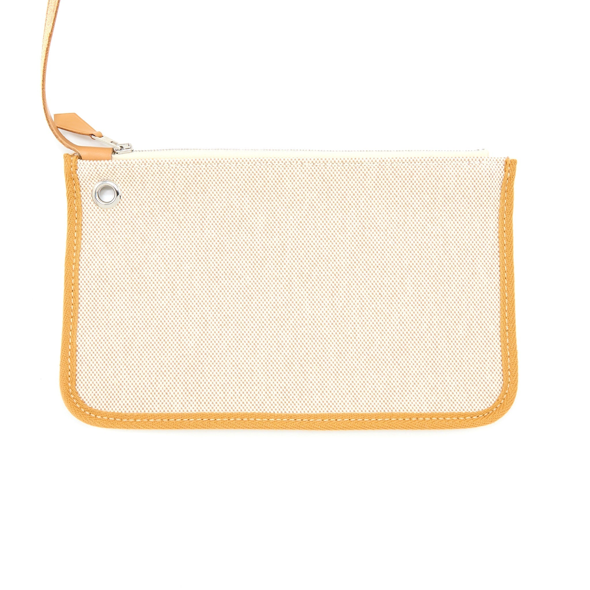 HERMES HERBAG ZIP 31 TOILE H EN RELIEF BRIDES SABLE/ ECRU BEIGE/ NAT SABLE